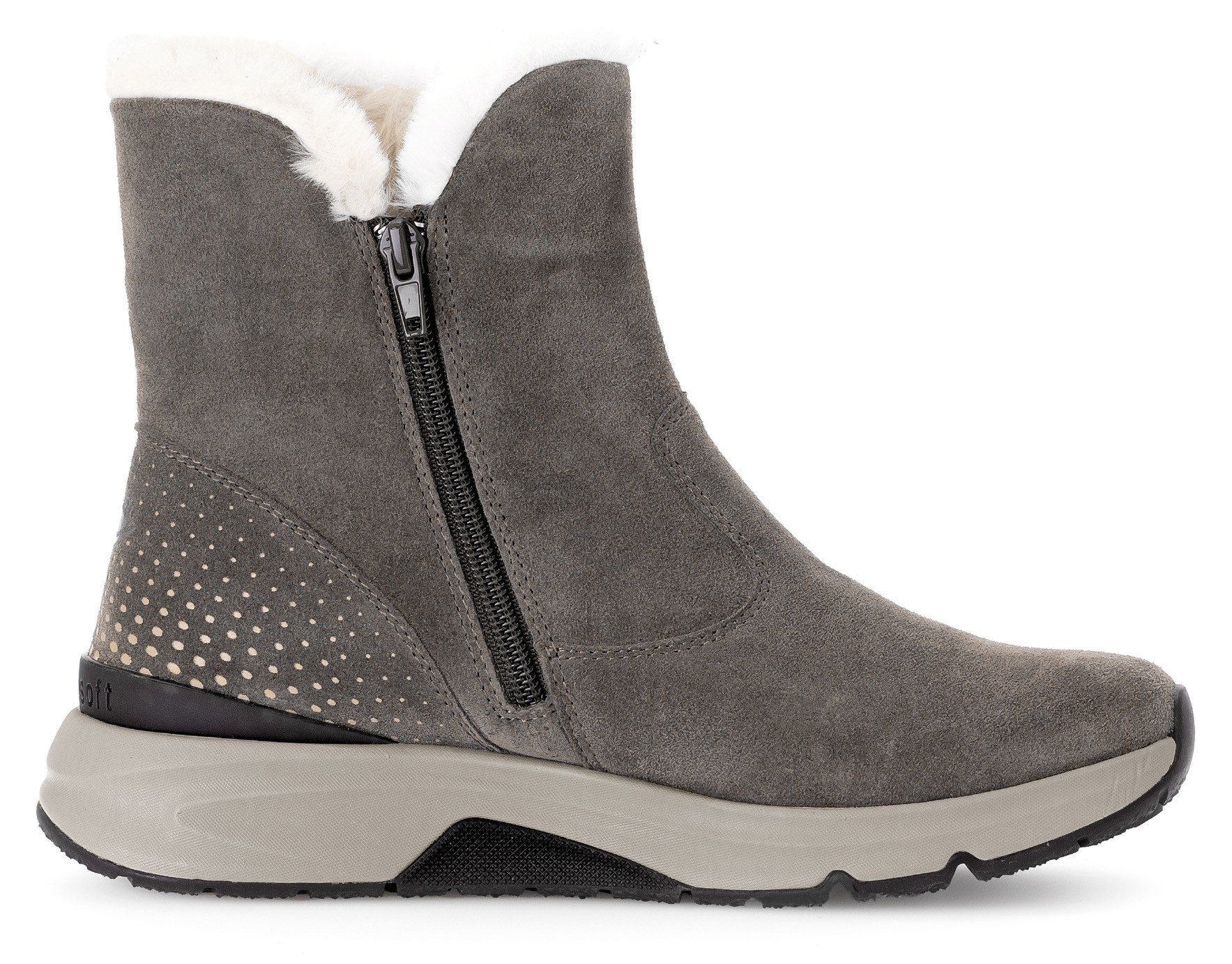 Gabor Rollingsoft Winterboots, Keilabsatz, Stiefelette mit der typischen rollingsoft-Laufsohle