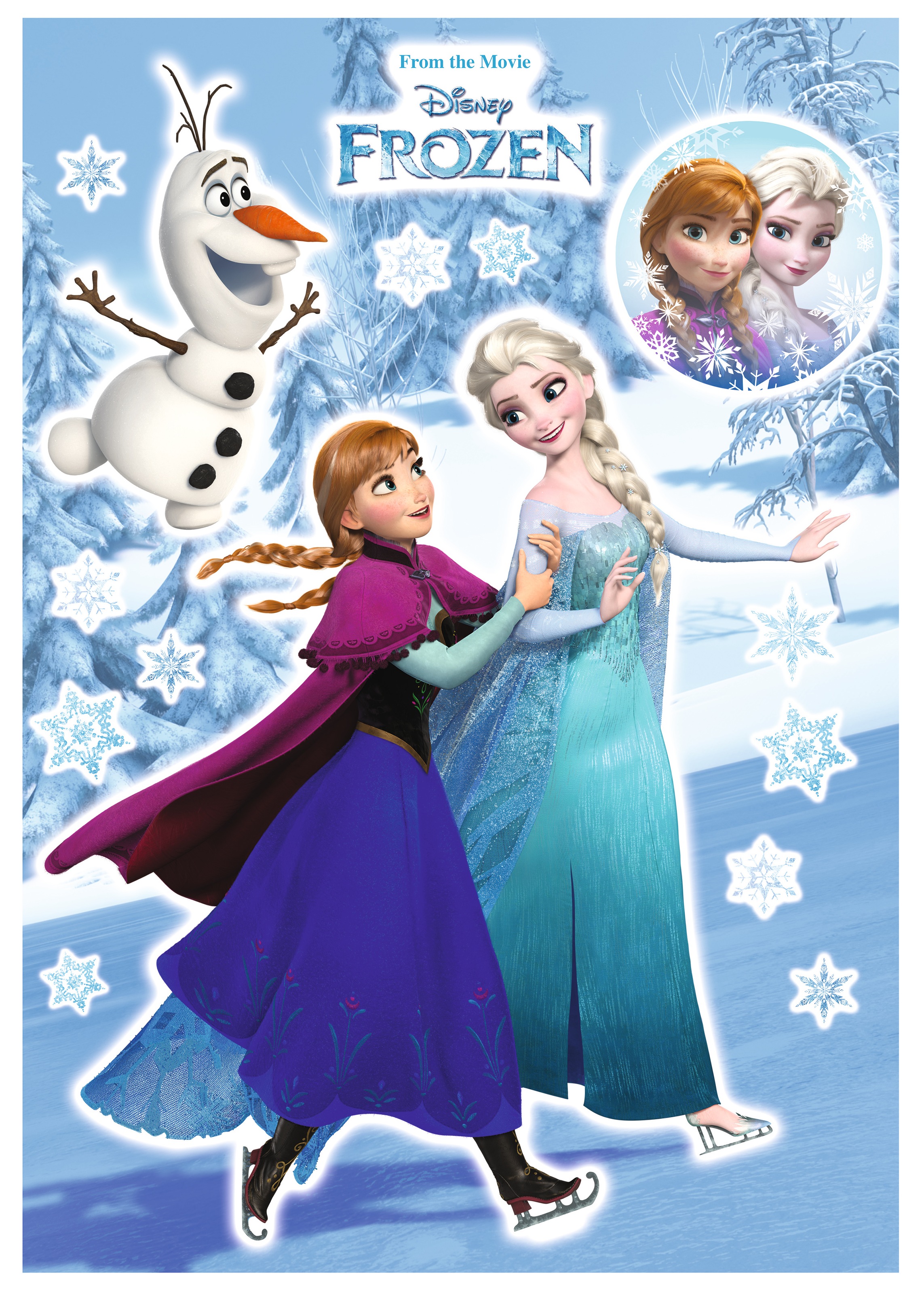 Image of Komar Wandtattoo »Anna und Elsa«, (Set, 15 St.), selbstklebend, rückstandslos abziehbar bei Ackermann Versand Schweiz