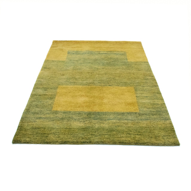 morgenland Wollteppich »Loribaft Teppich handgeknüpft grün«, rechteckig,  handgeknüpft jetzt kaufen