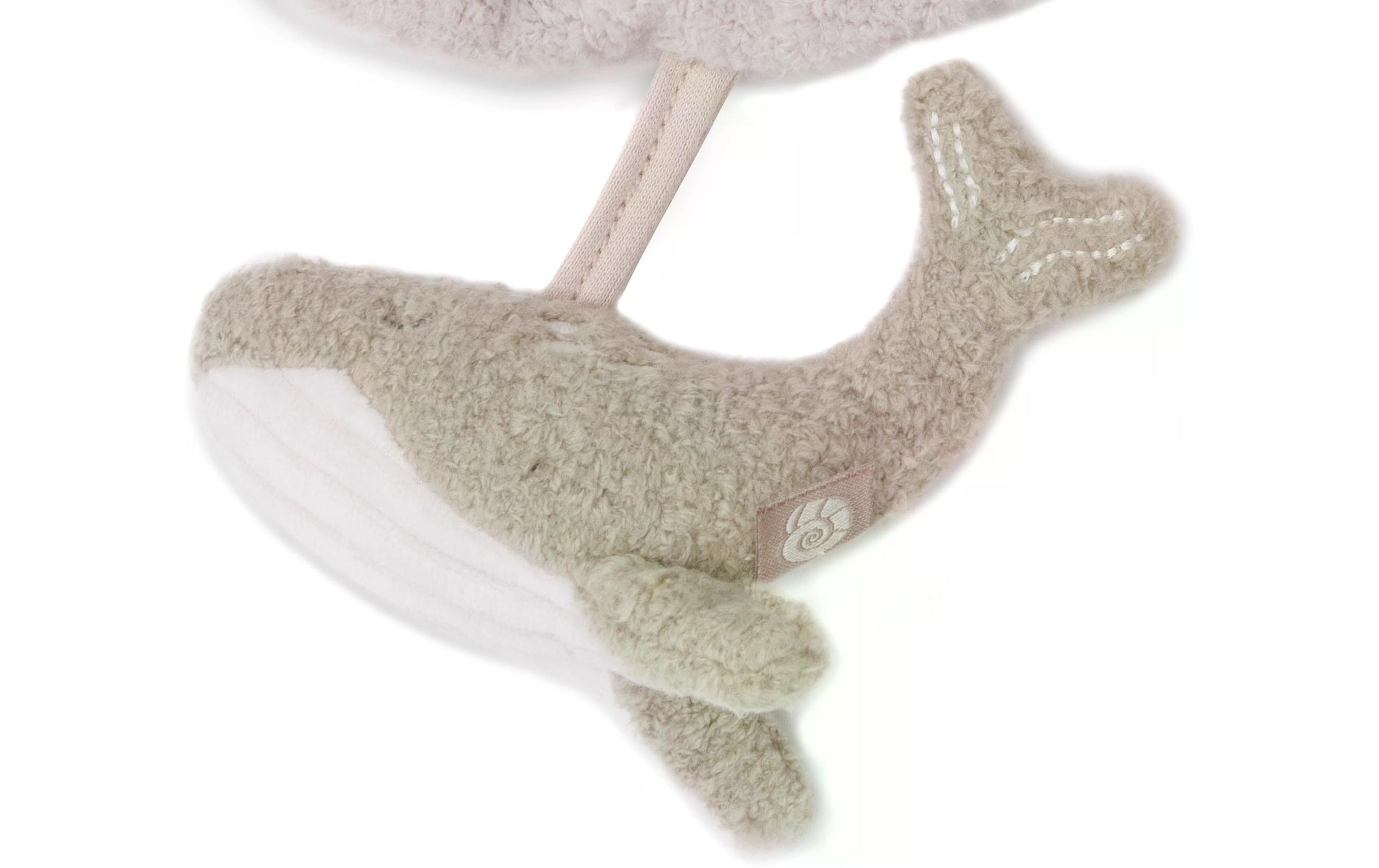 Jollein Kinderwagenanhänger »Deepsea«, (1 tlg.), Spiegelnder Seestern aus Teddystoff