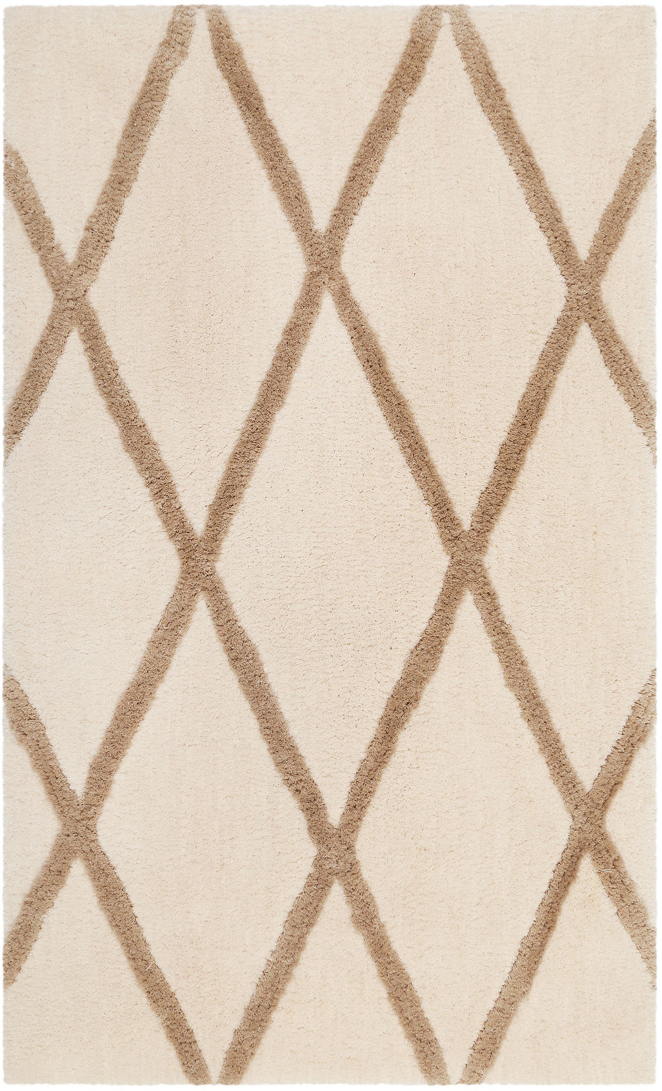 Homie Living Badematte »San Bosa« Höhe 20 mm rutschhemmend beschichtet fussbodenheizungsgeeignet | schnell trocknend Badteppich, modernes Rauten Design, waschbar, Badezimmerteppich