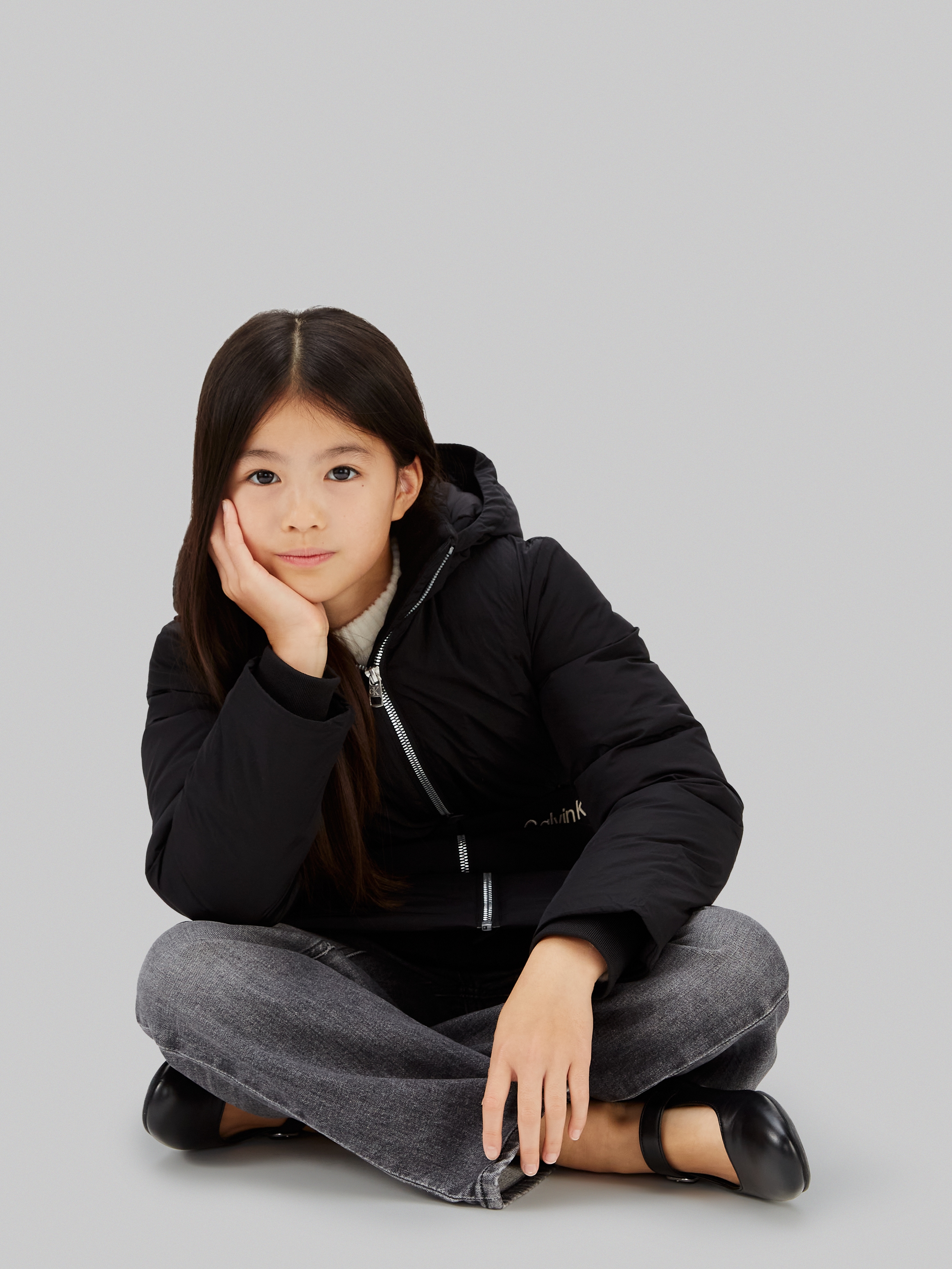 Calvin Klein Jeans Steppmantel »CLASSIC BELTED COAT« für Kinder bis 16 Jahre, mit Gürtel