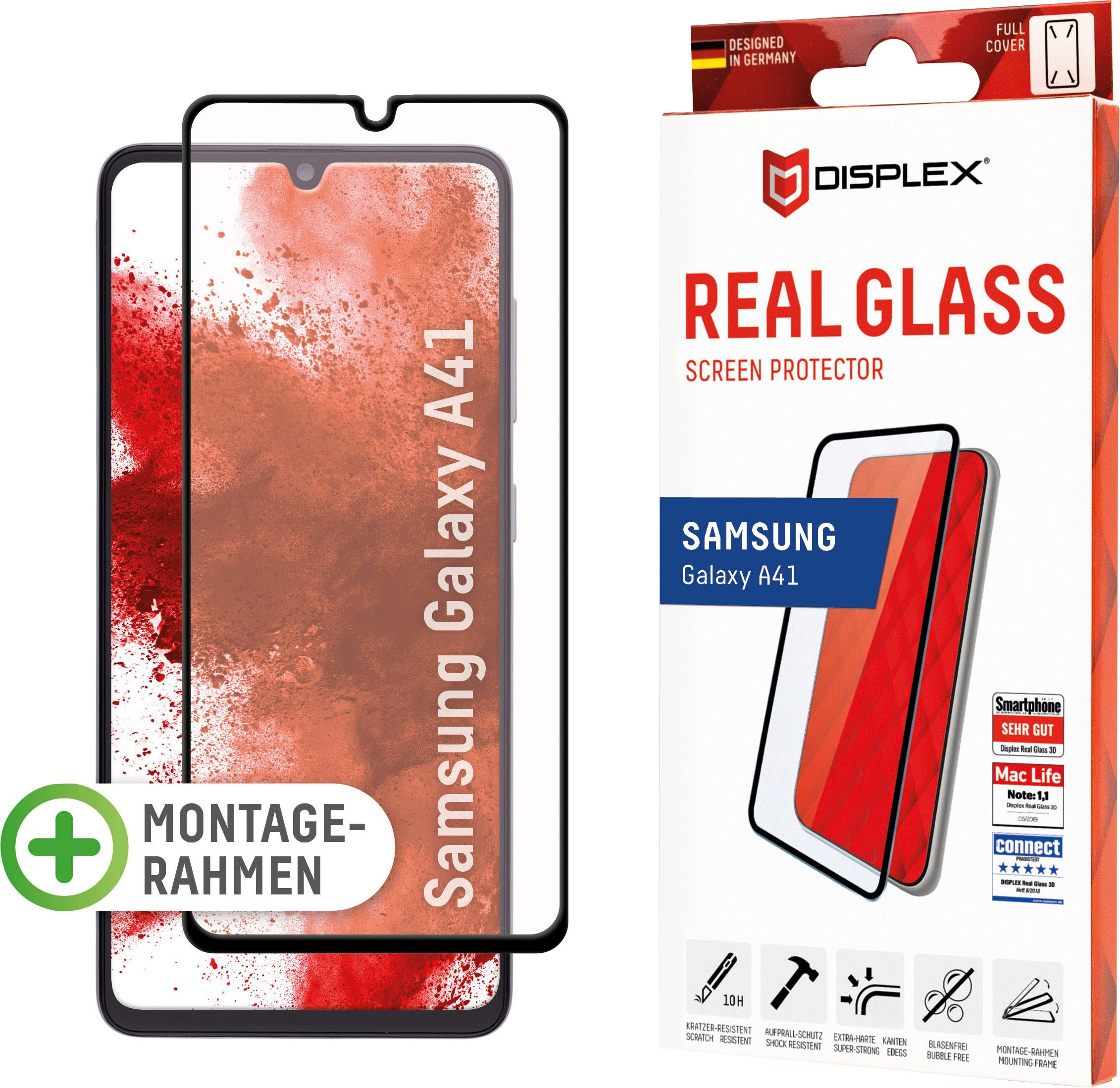 Image of Displex Displayschutzfolie »Real Glass«, für Galaxy A41 bei Ackermann Versand Schweiz