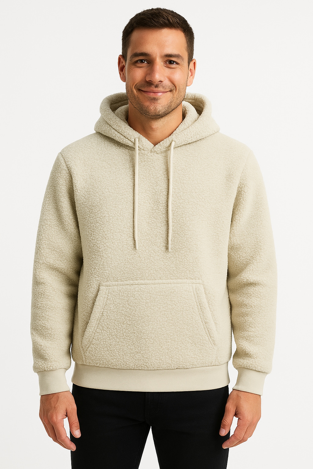 Image of ONLY & SONS Sweatshirt "ONSEMILIO REG TEDDY HOODIE SWEAT VD"
