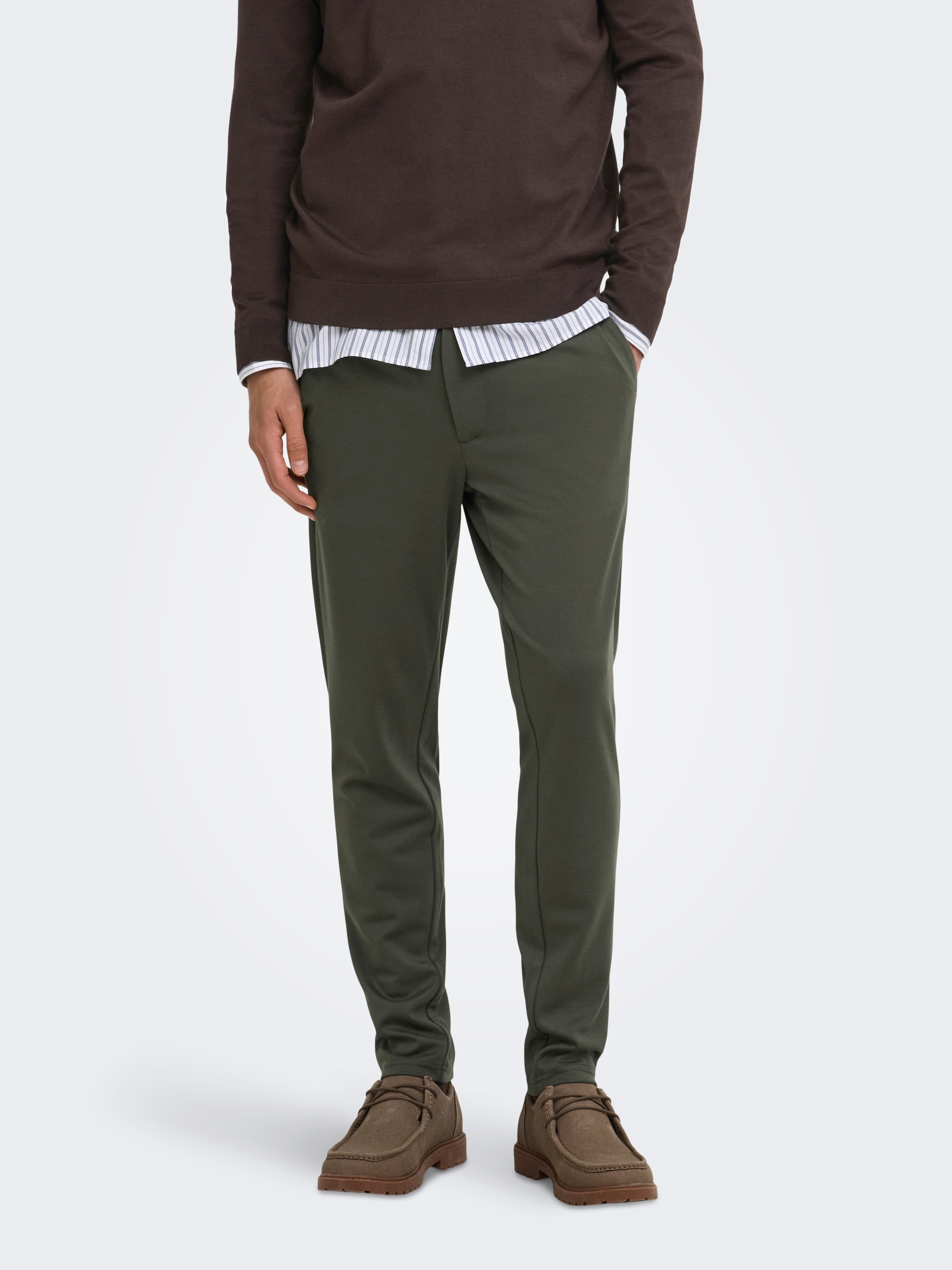 Image of ONLY & SONS Chinohose "ONSMARK SLIM GW 0209 PANT NOOS" Viskosemischung, slim fit