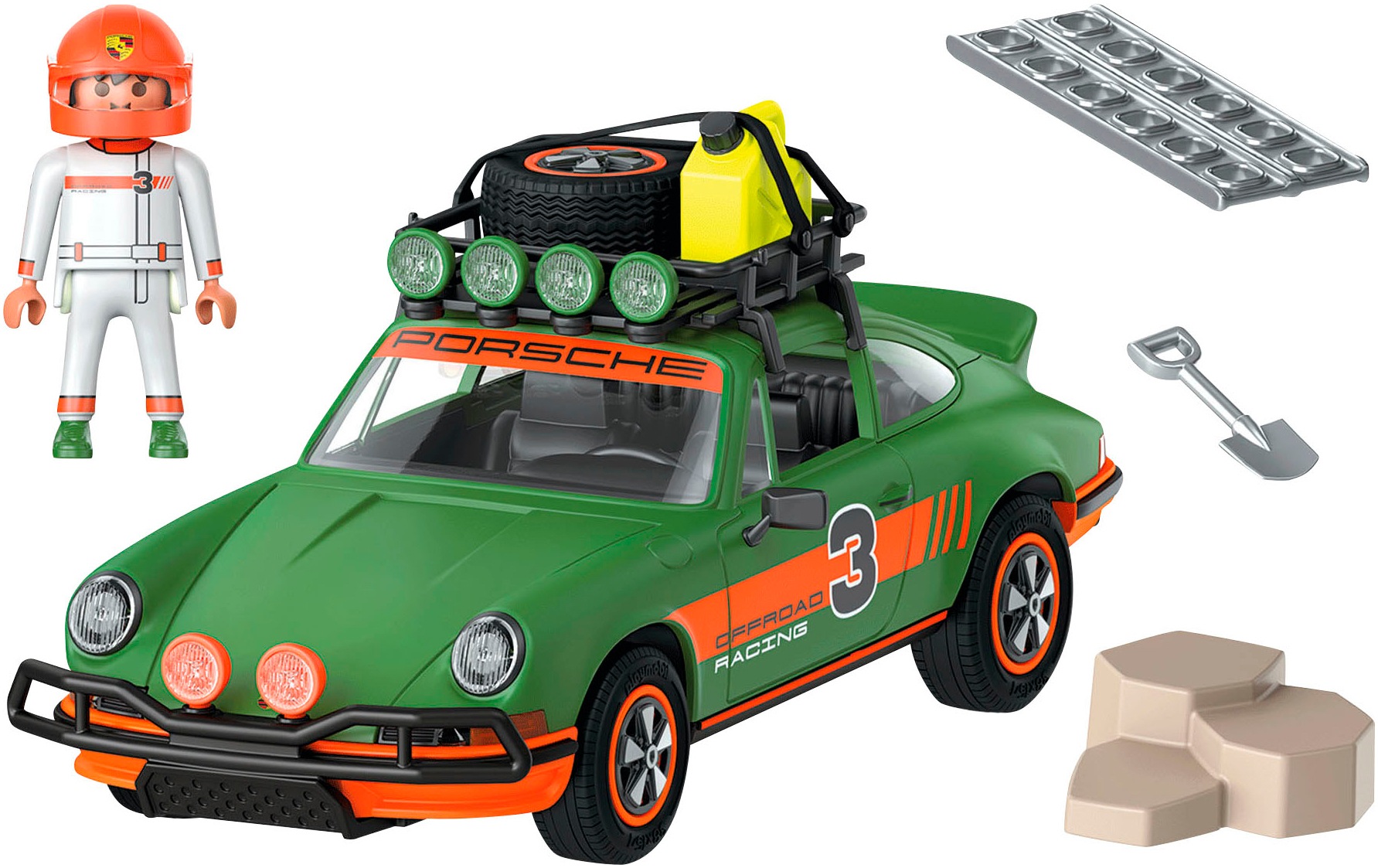 Playmobil® Konstruktions-Spielset »Porsche 911 Carrera RS 2.7 Offroad  (71436), Cars« Made in Germany