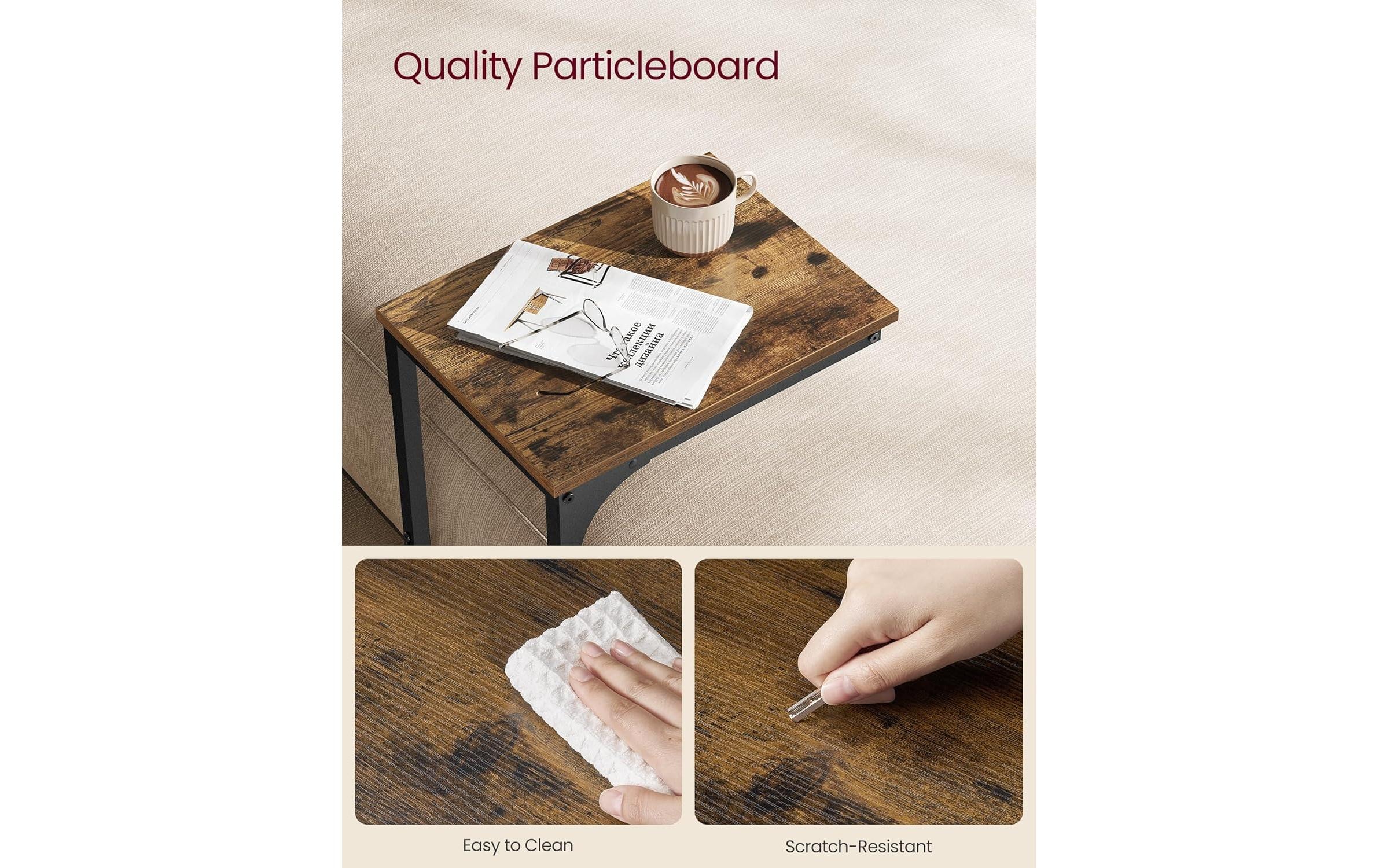 VASAGLE Table d'appoint »C-förmig 30 x 62 cm«