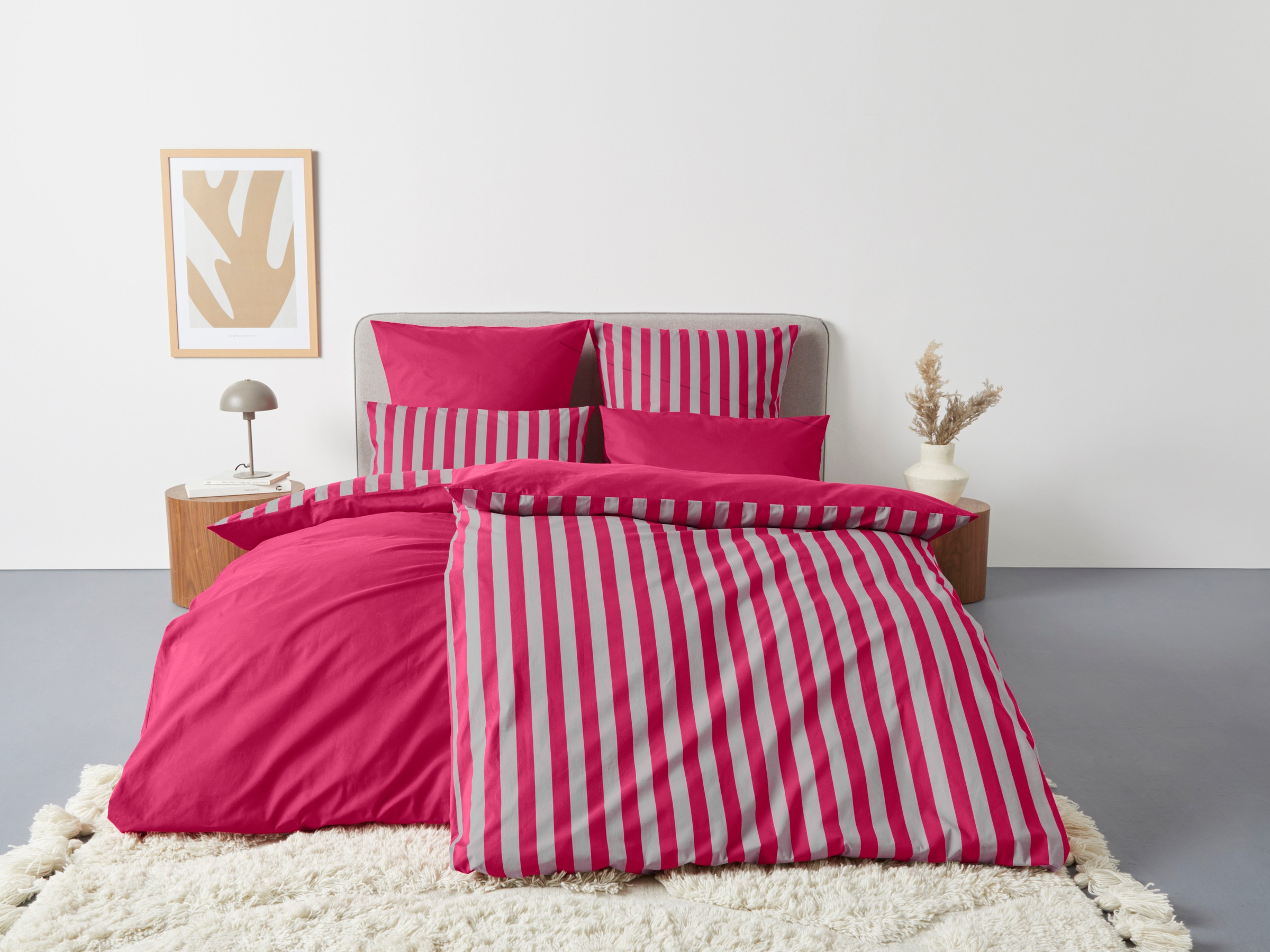 Image of GOODproduct Wendebettwäsche "Greta" 2 Bettwäsche mit Streifen in verschiedenen Qualitäten, ab 135x200 cm