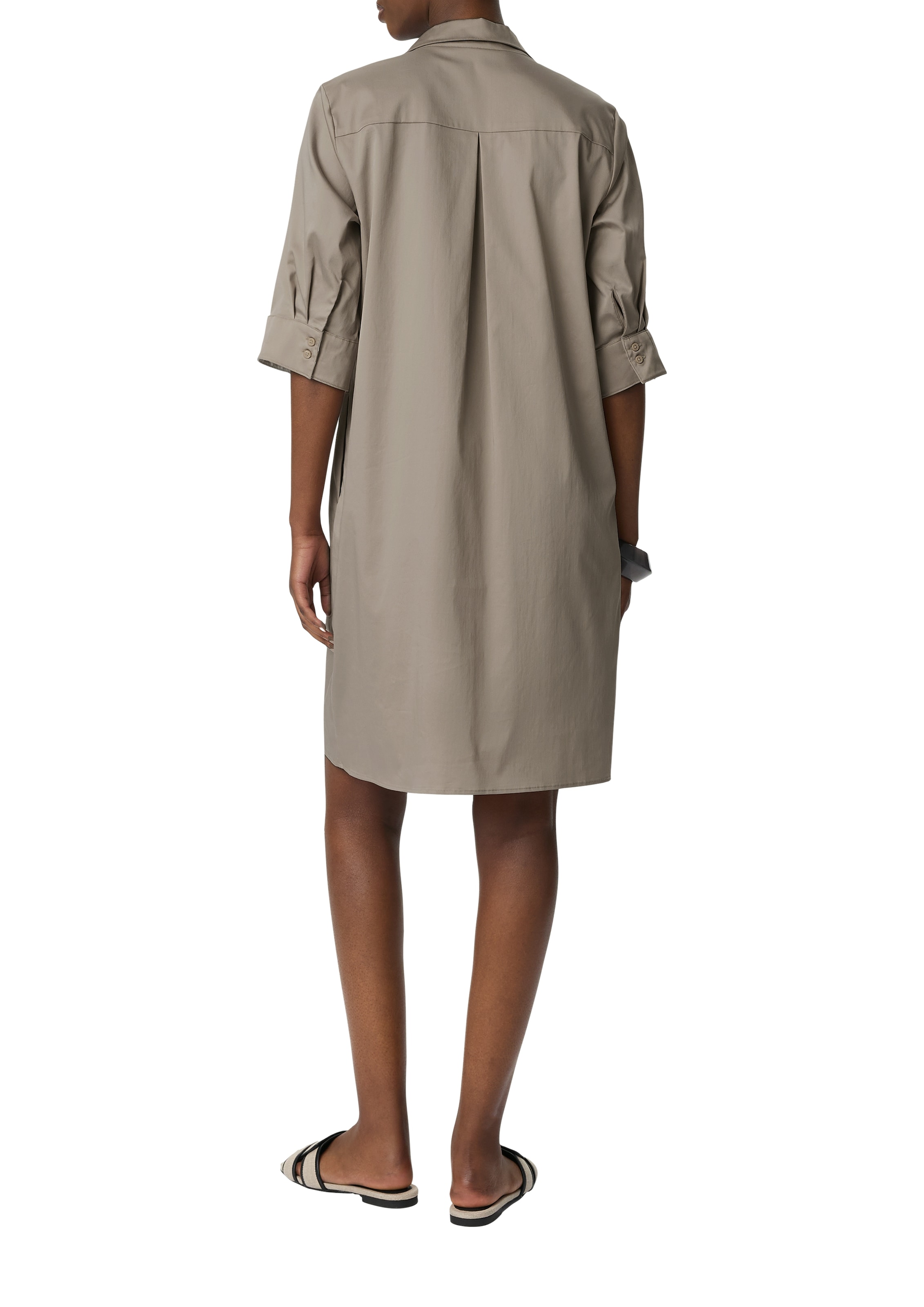 Comma Hemdblusenkleid, mit V-Ausschnitt