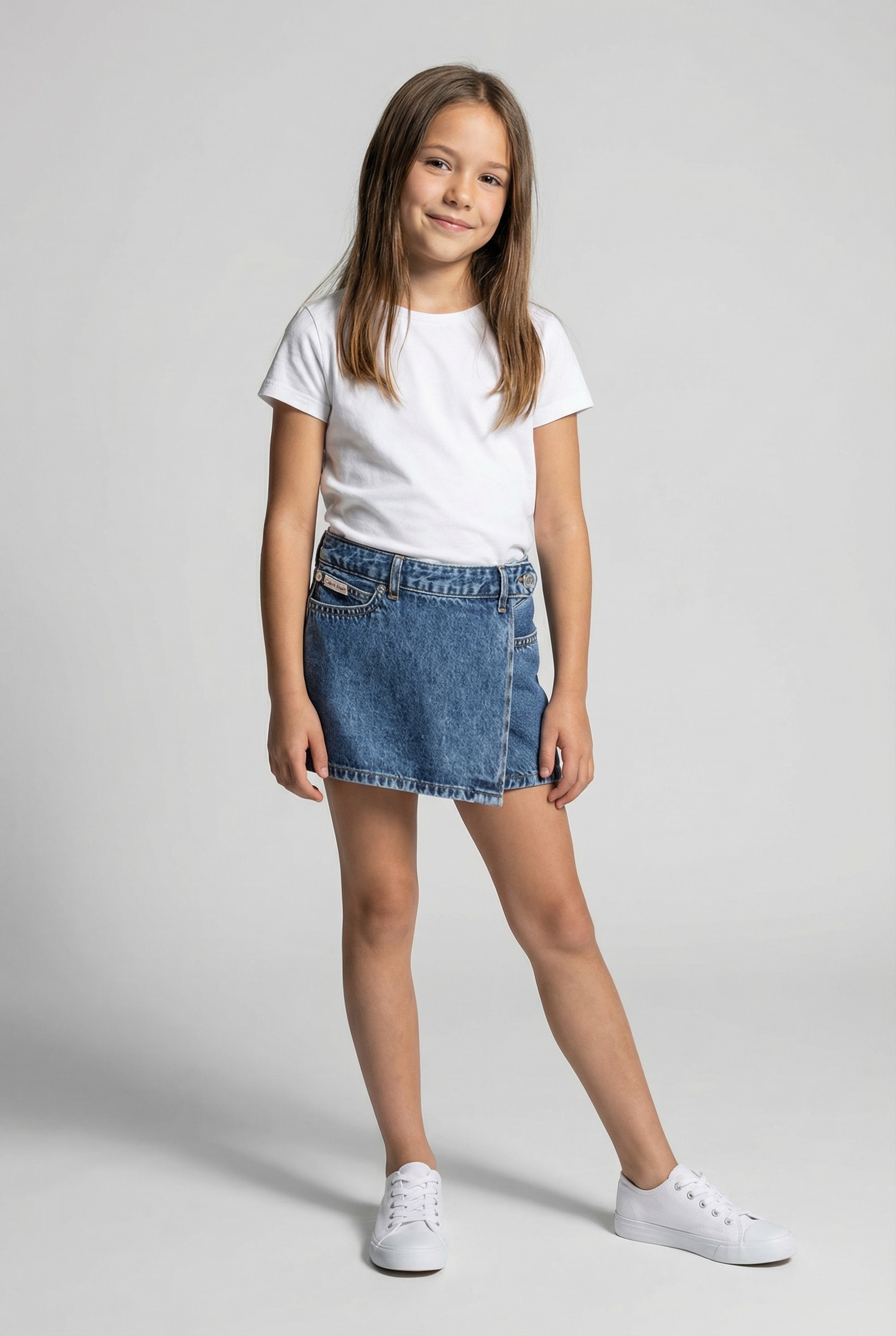 Calvin Klein Jeans Short »DENIM WRAP SKORT«  Regular fit pour enfants avec poches pratiques