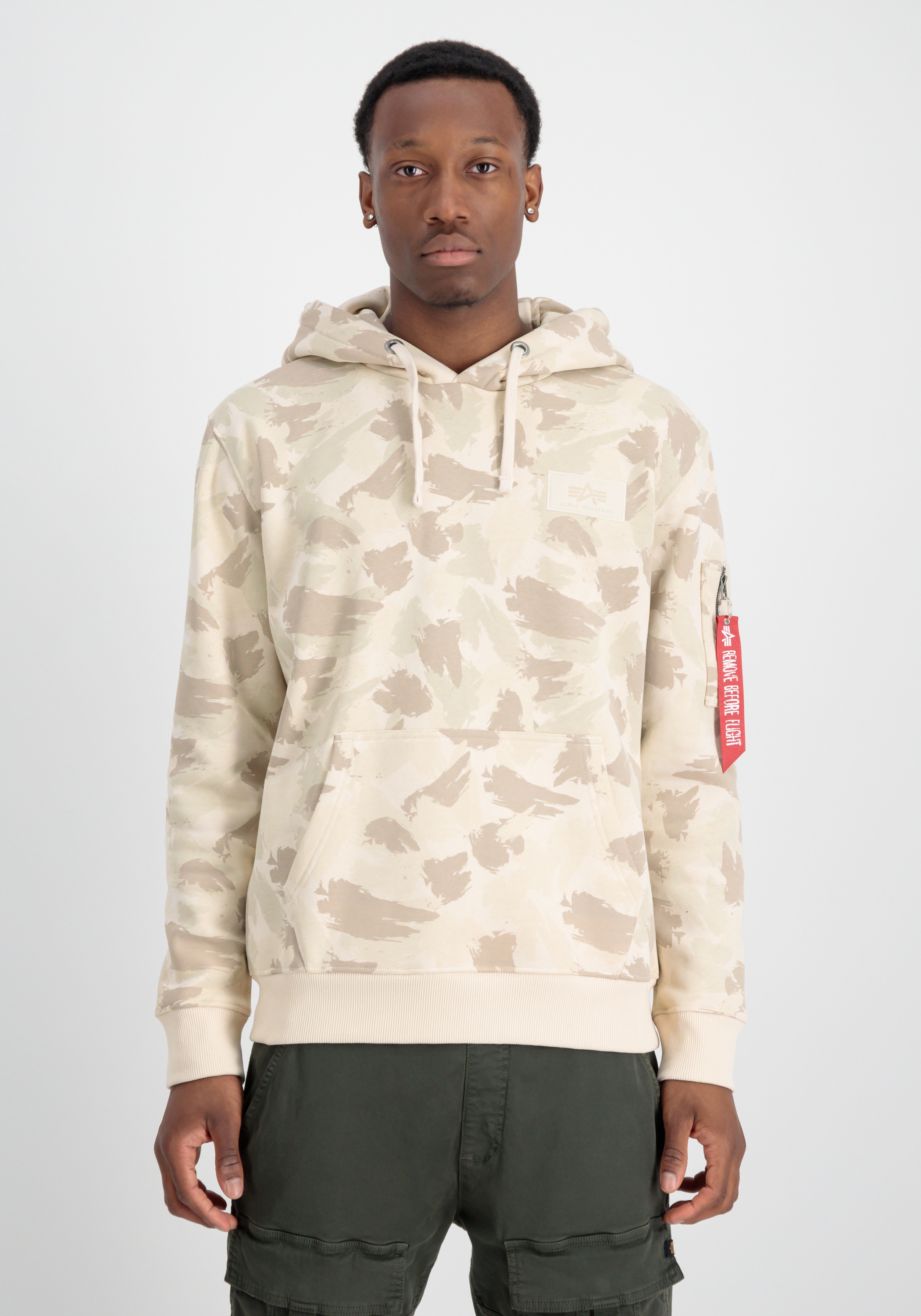 Image of Alpha Industries Hoodie "Backprint Hoodie Camo"