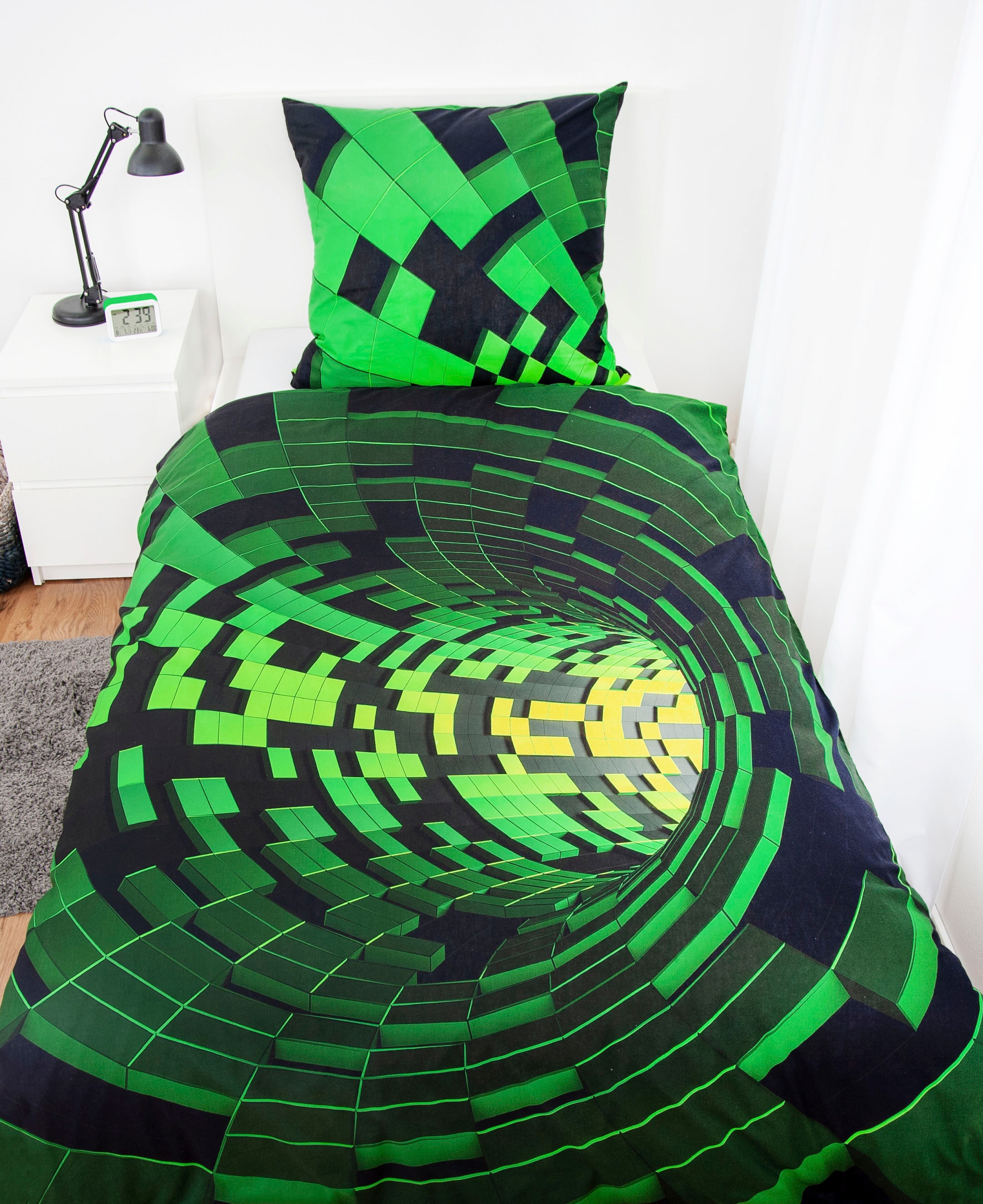 Herding Young Collection Linge de lit réversible »3D Effekt« motif avec effet 3D