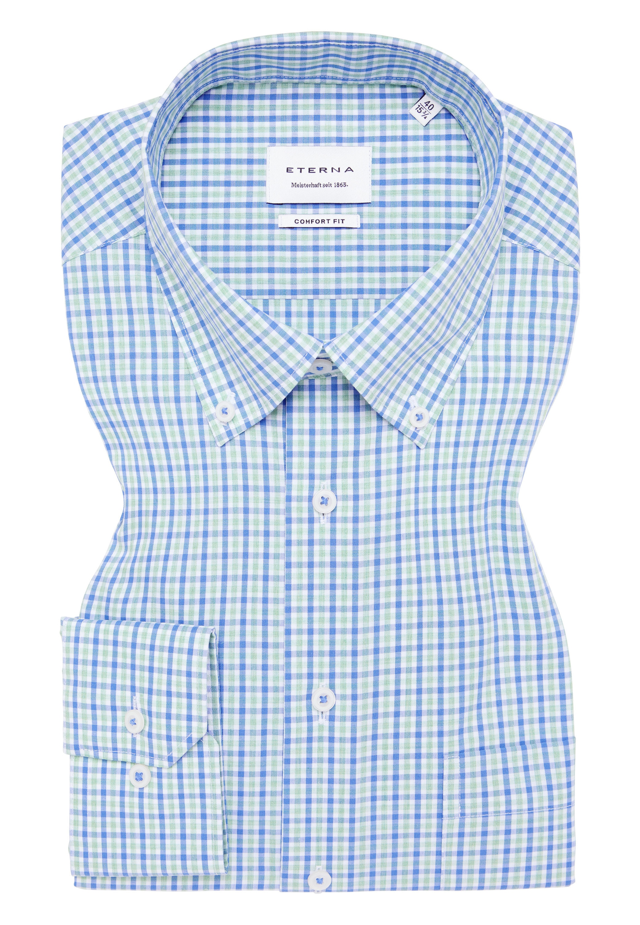 Eterna Langarmhemd »COMFORT FIT«, NON IRON (bügelfrei)