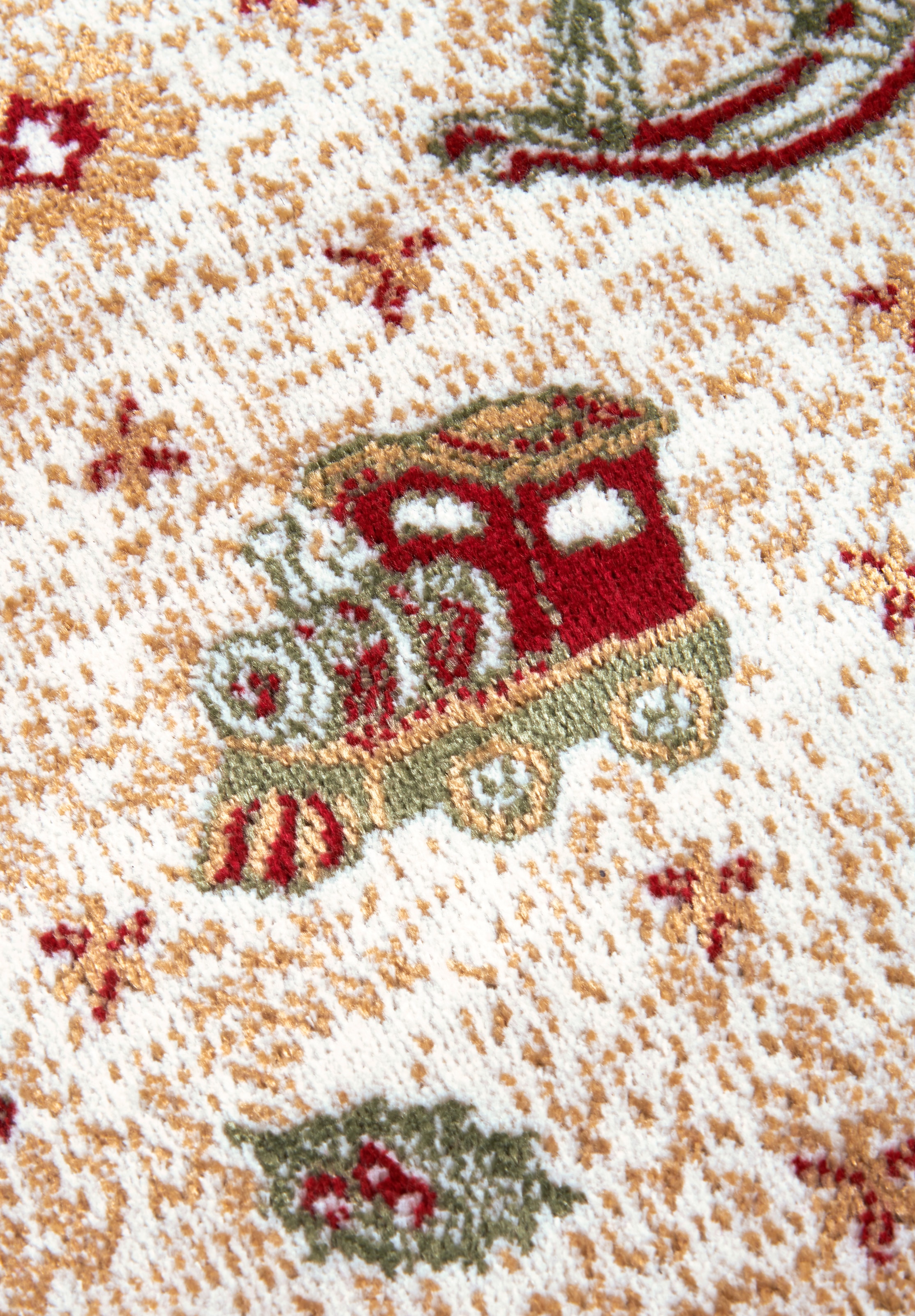 Villeroy & Boch Teppich »Nostalgic Shine Toy's Delight, eckig, rund und Läufer« rechteckig 6 mm Höhe Weihnachten, Wohnzimmer, Flur, Geschenk, Toys Delight, Dekoration