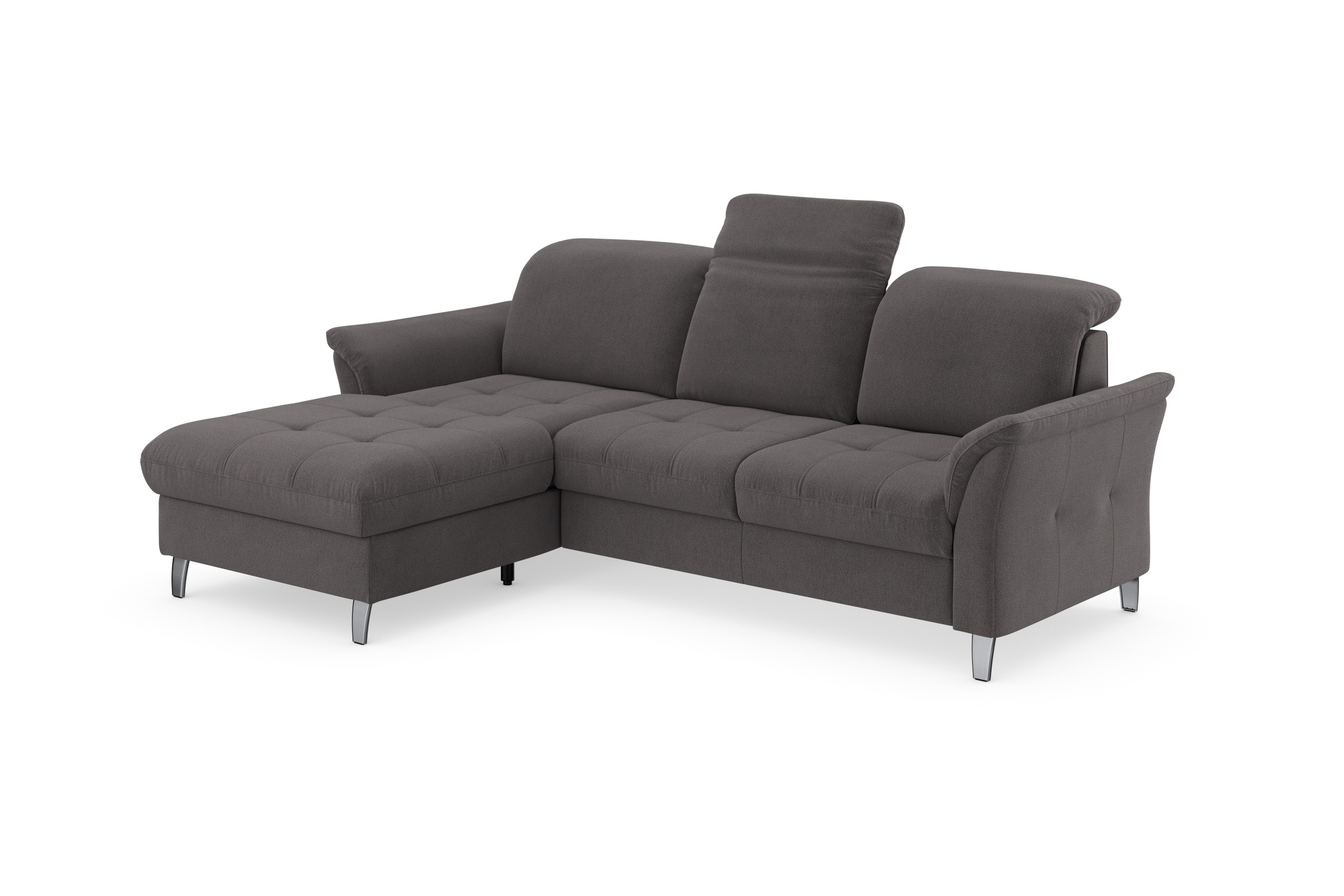 sit&more Ecksofa »Maggiore L-Form«, wahlweise mit Kopfteilverstellung, Bettfunktion und Bettkasten