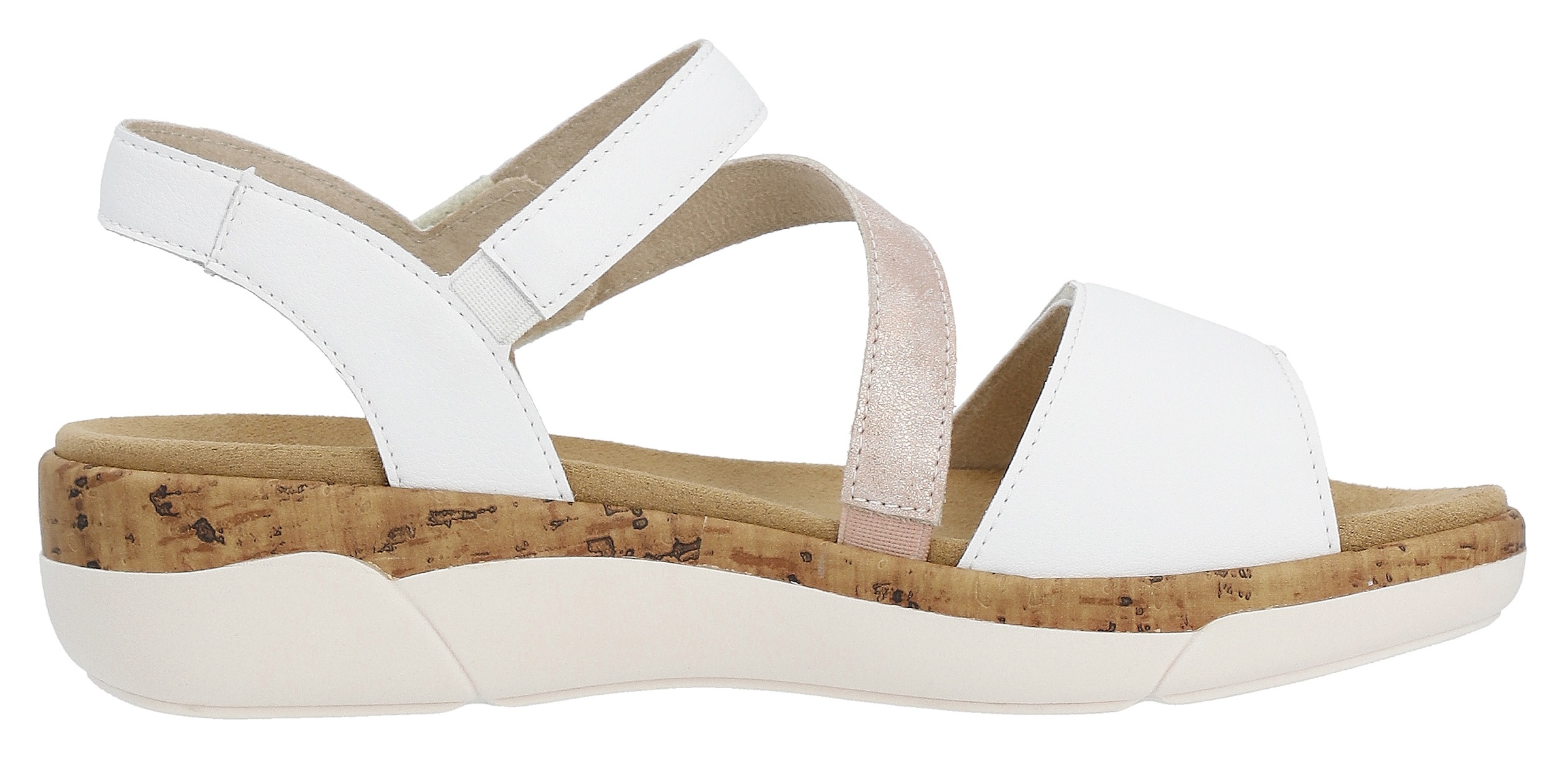 Remonte Sandales compensées  , Sommerschuh, Klettschuh, Riemchensandale mit Softfussbett