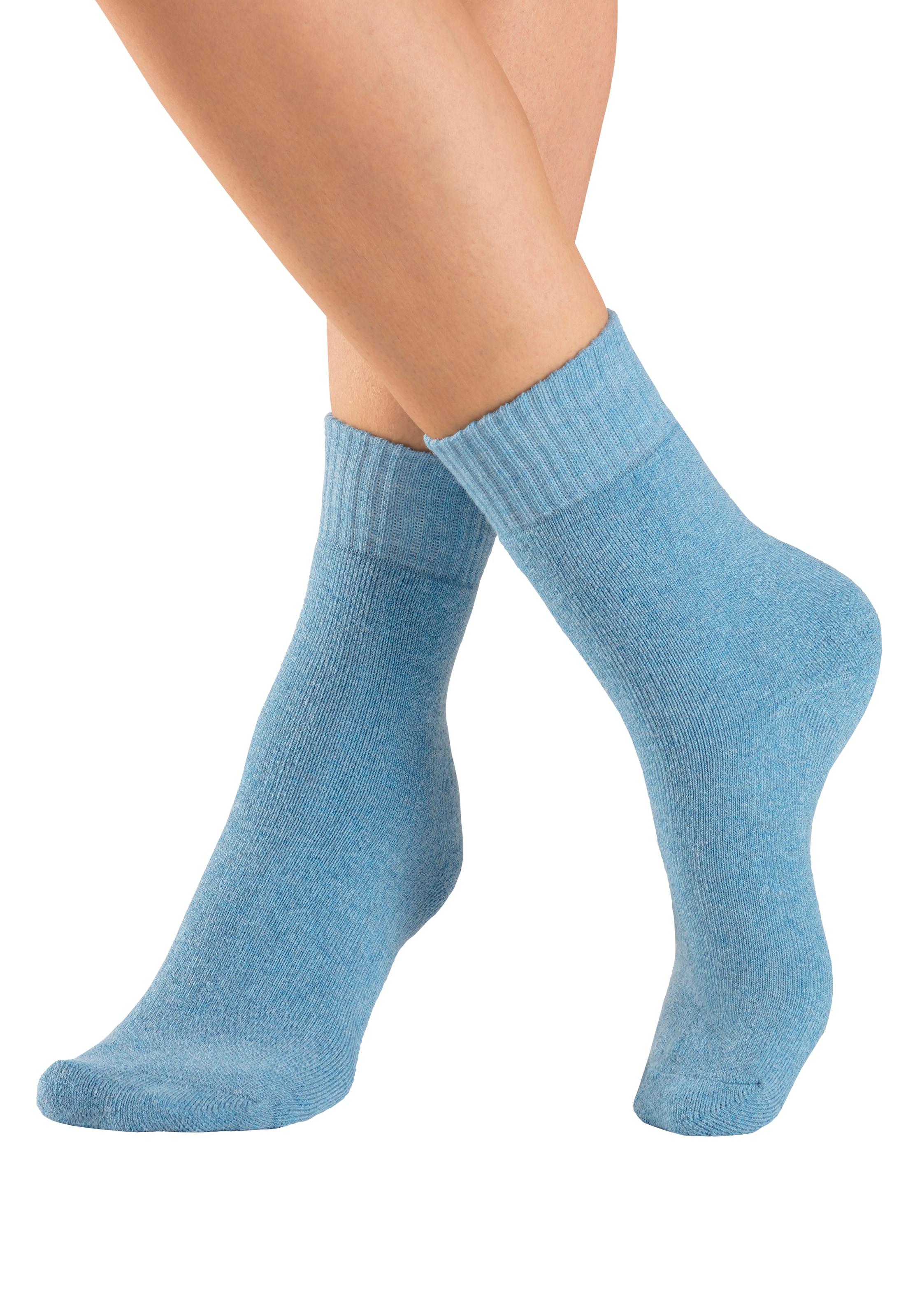 Lavana Chaussettes basiques Packung, 5 Couple tlg. Thermosocken mit Vollfrottee