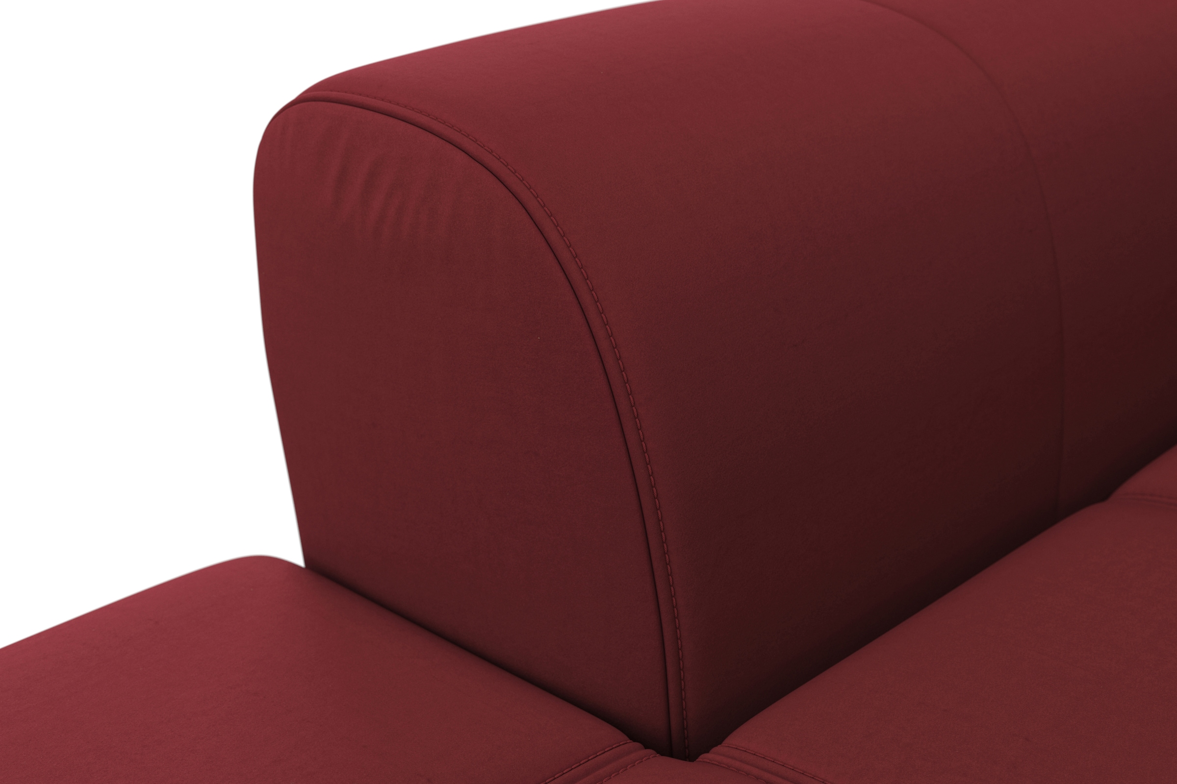 sit&more Ecksofa »Bendigo L-Form« inklusive Sitztiefenverstellung, Bodenfreiheit 15 cm, 2 Fussfarben