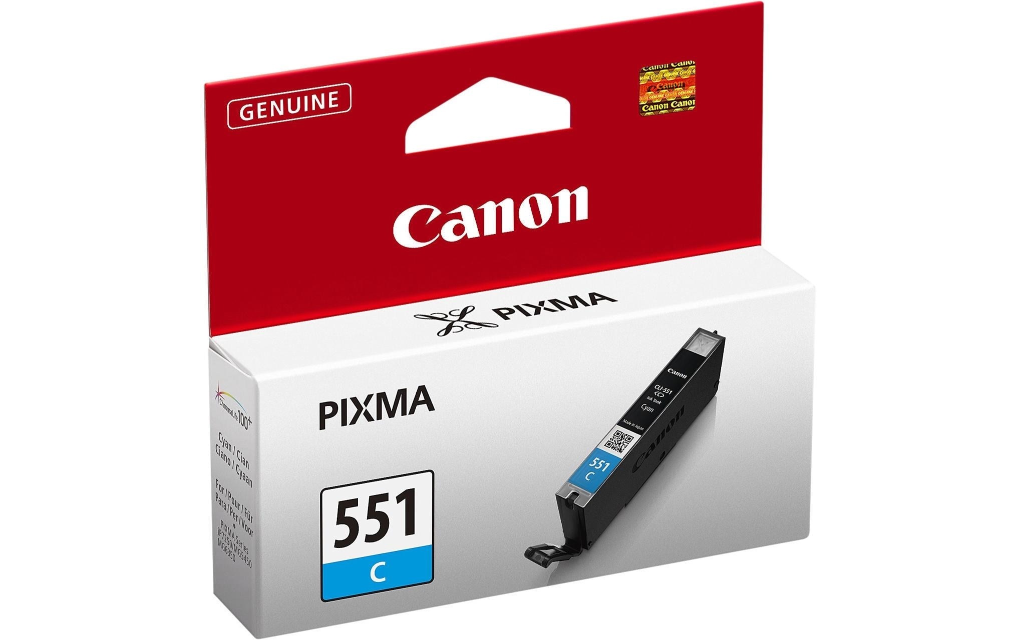 Image of Canon Tintenpatrone "CLI-551C Cyan"