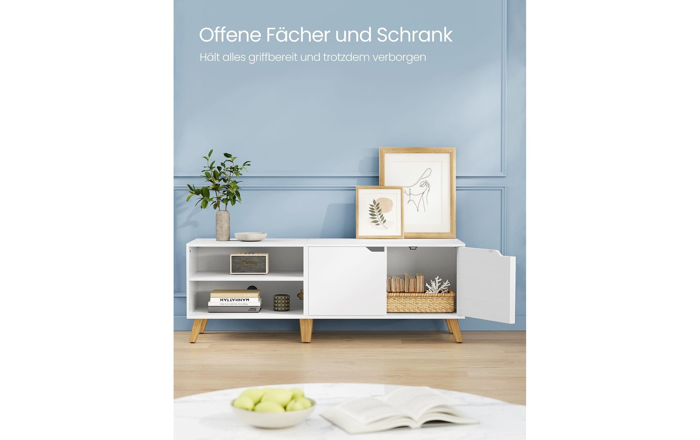 VASAGLE TV-Schrank »140 x 40 x 45 cm«