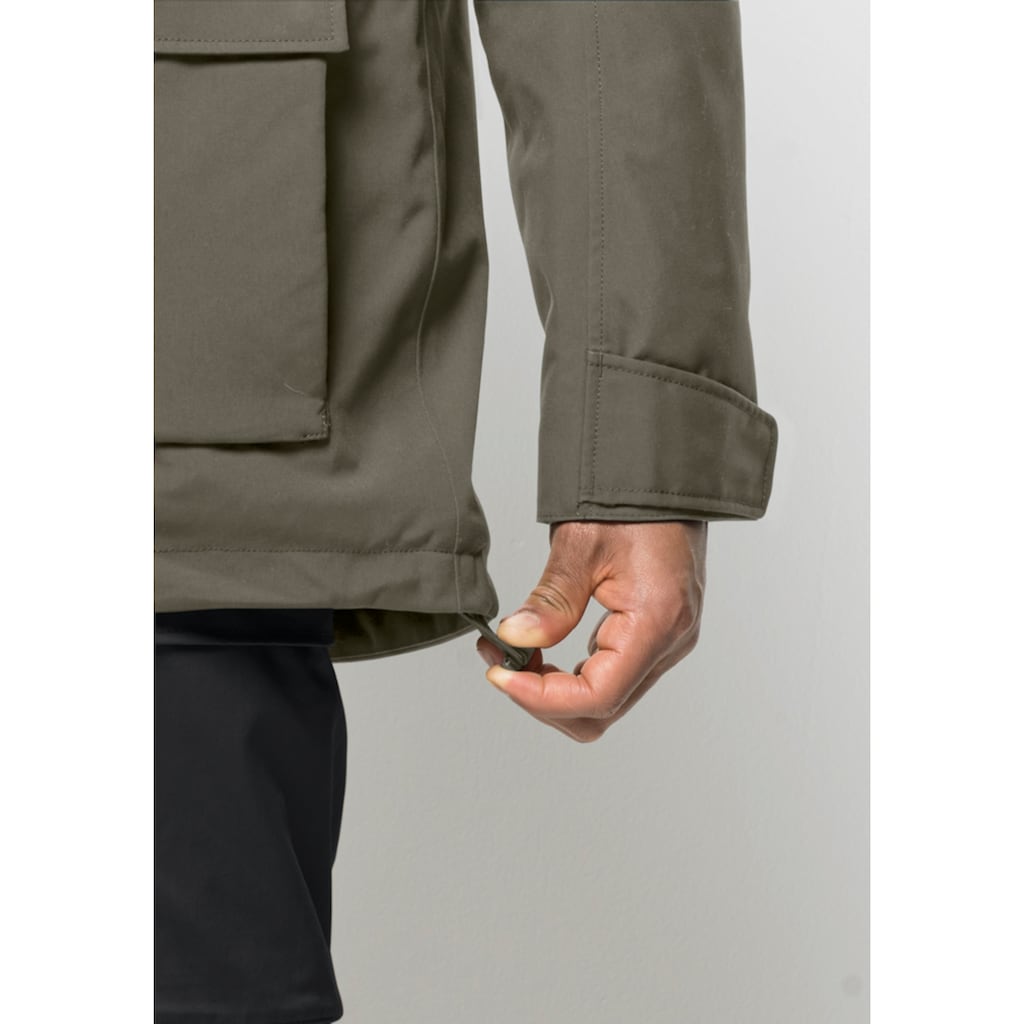 Jack Wolfskin Parka »GLACIER CANYON PARKA«, mit Kapuze