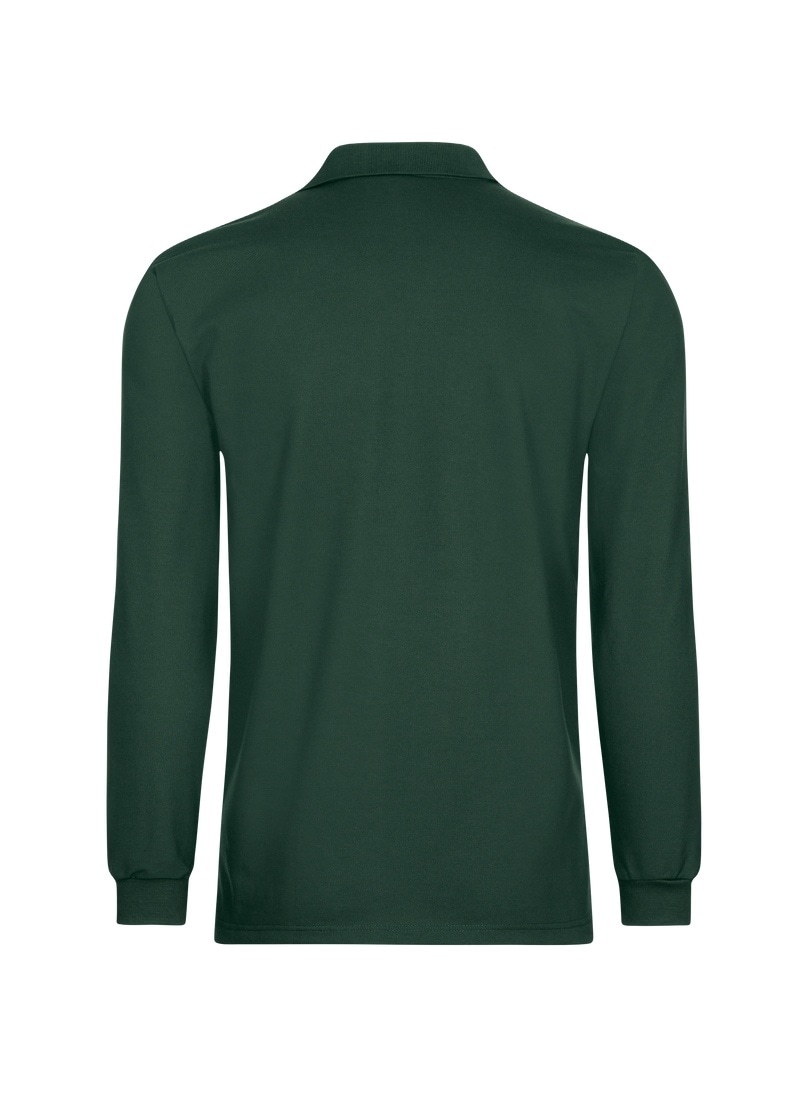 Trigema Poloshirt »TRIGEMA Langarm Poloshirt aus Baumwolle«, (1 tlg.)