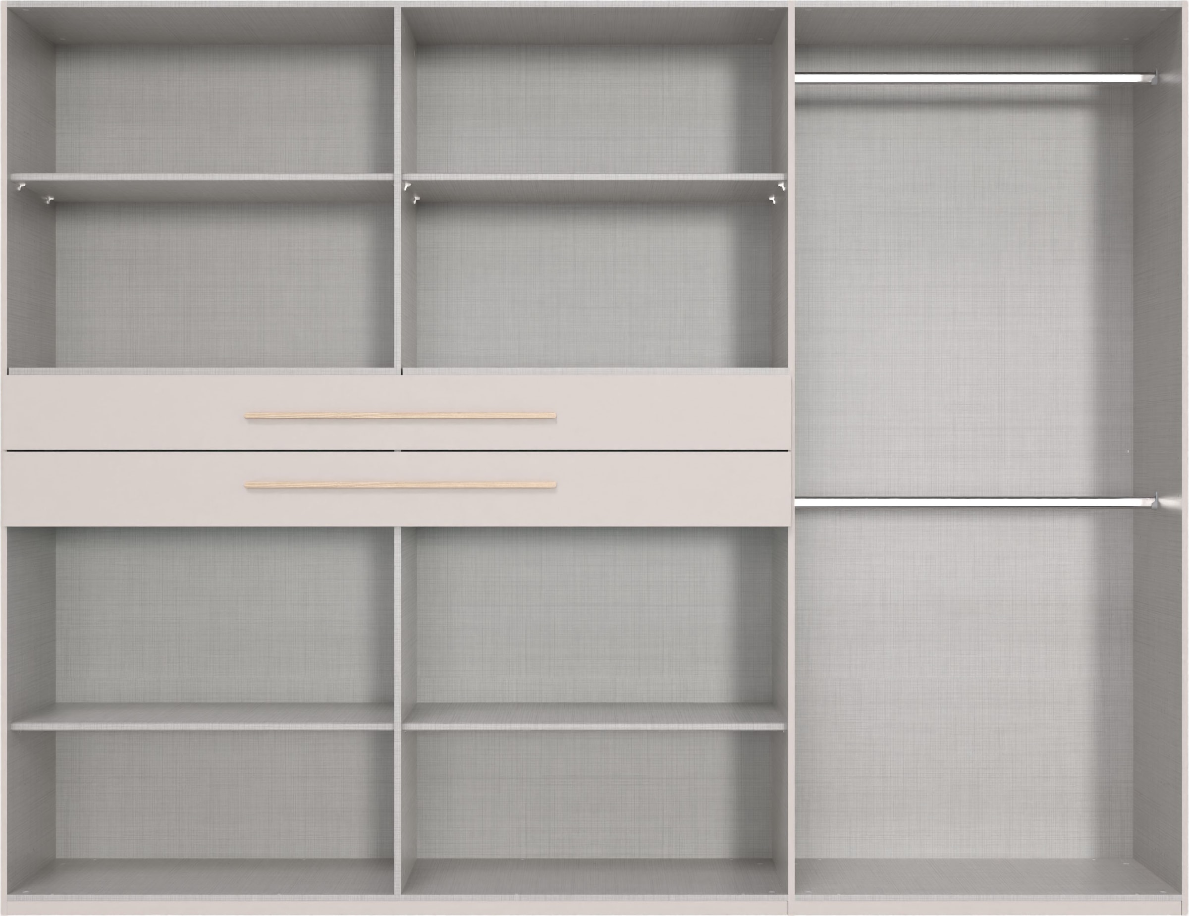 Wimex Armoire à portes battantes »Digit Kleiderschrank wahlweise mit oder ohne Spiegel« Schlafzimmer Schrank Bestseller im modernem Design,  erhältlich in den Breiten 225cm oder 270cm (mit 8 oder 10 Türen)