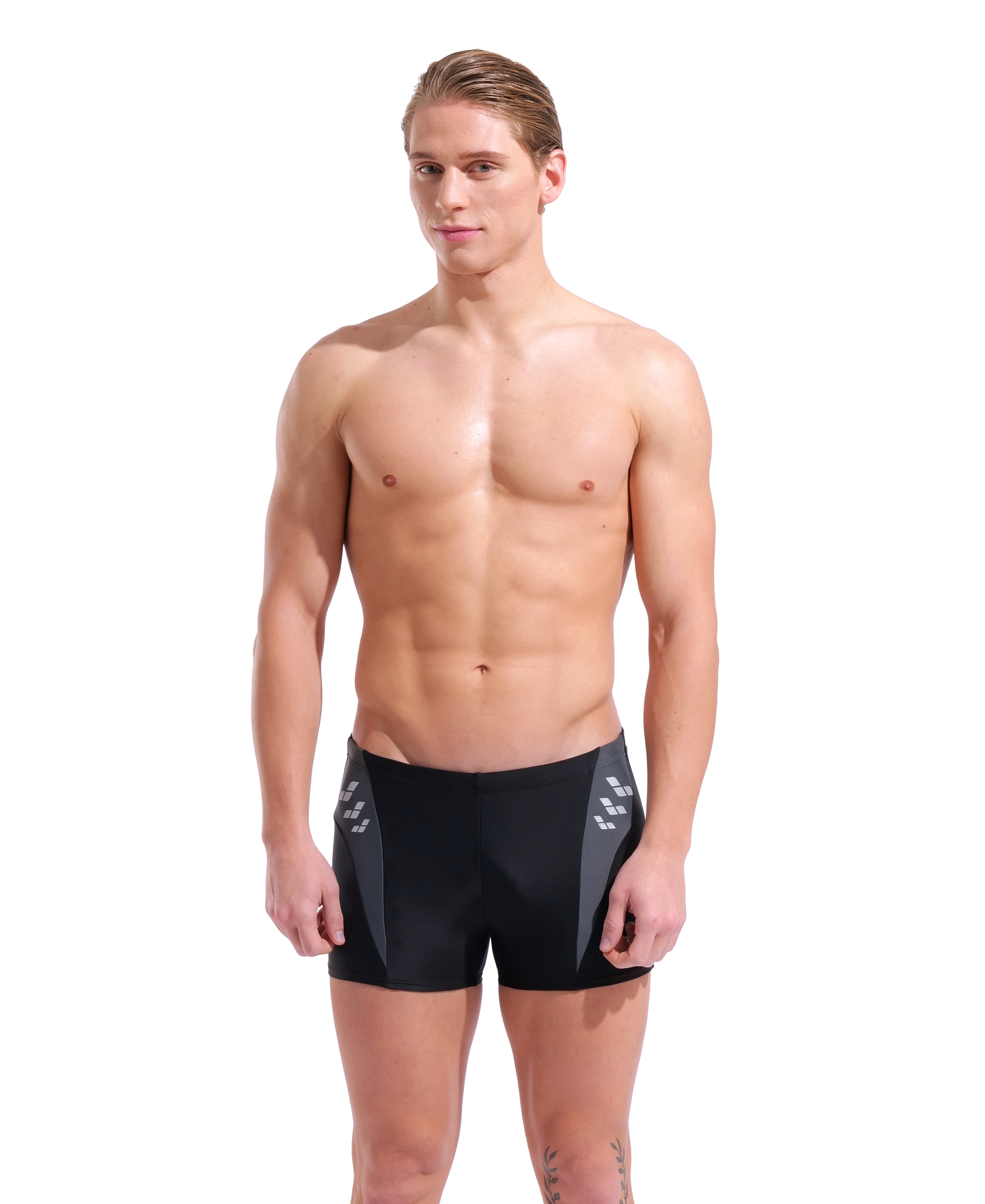 Image of Arena Badeshorts "M ARENA STEPLOGO SWIM SHORT" mit sportlichem Schnitt, aus Stretchmaterial