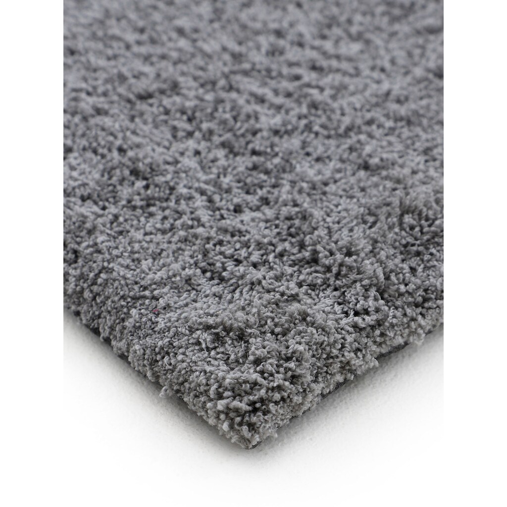 carpetfine Teppich »Silky«, rund, Shaggy, Langflor, uni, besonders weich, handarbeit