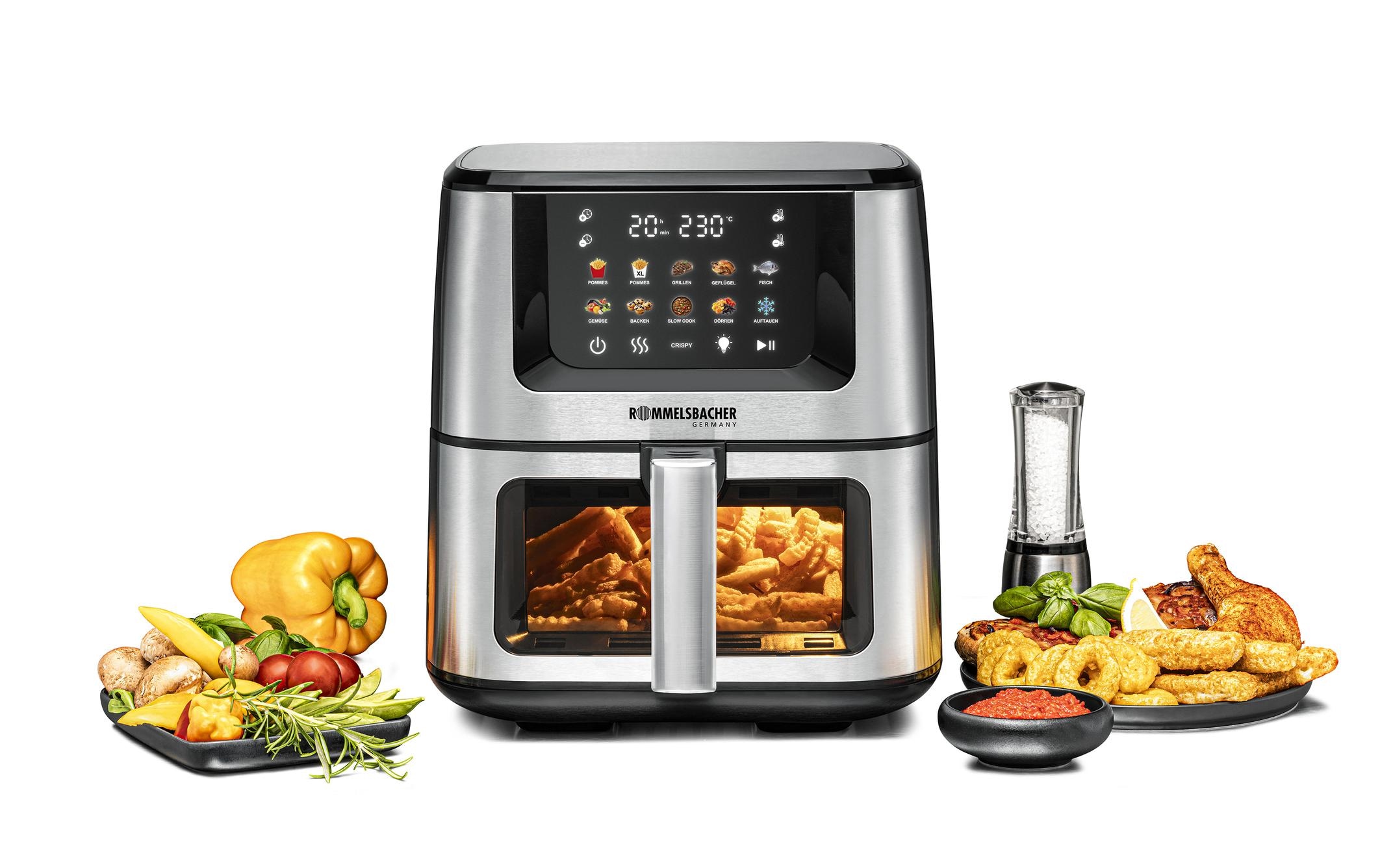 Rommelsbacher Heissluftfritteuse »Heissluft-Fritteuse FRH 1850, 7.5 l« 1870