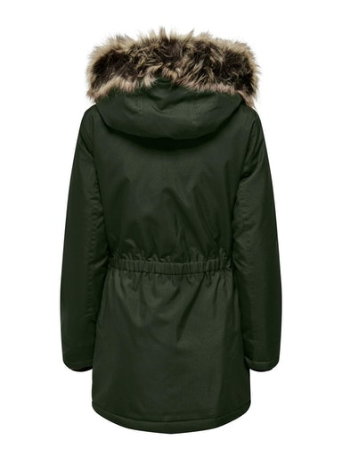 ONLY Parka »ONLIRIS FUR WINTER PARKA OTW CC«, mit Kapuze, mit Kapuze