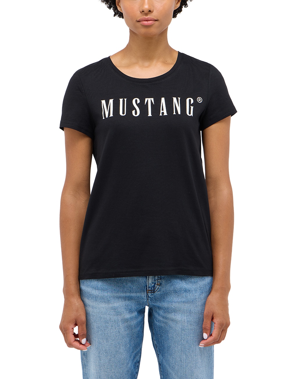 Image of MUSTANG Kurzarmshirt "Damen Style Alma"