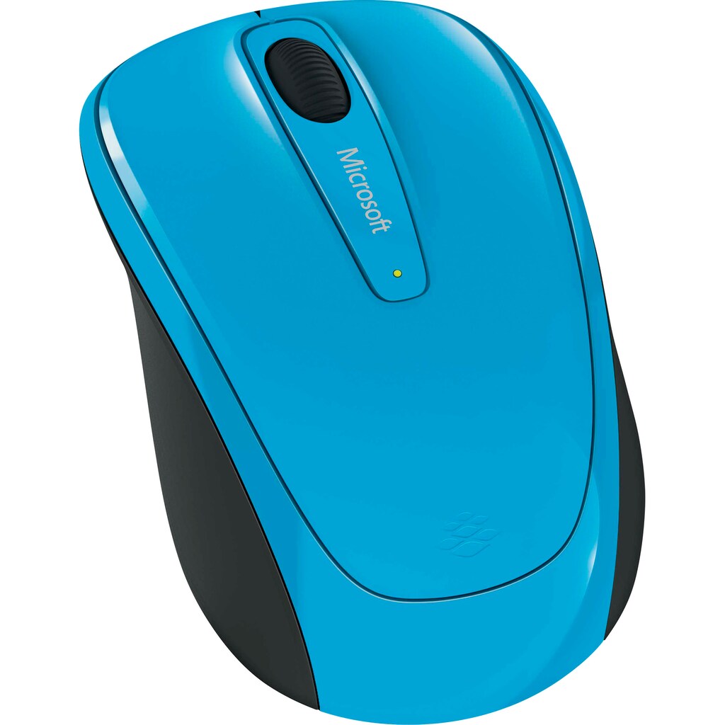 Microsoft Maus »Wireless Mobile Mouse 3500 Cyan Blue«, RF Wireless