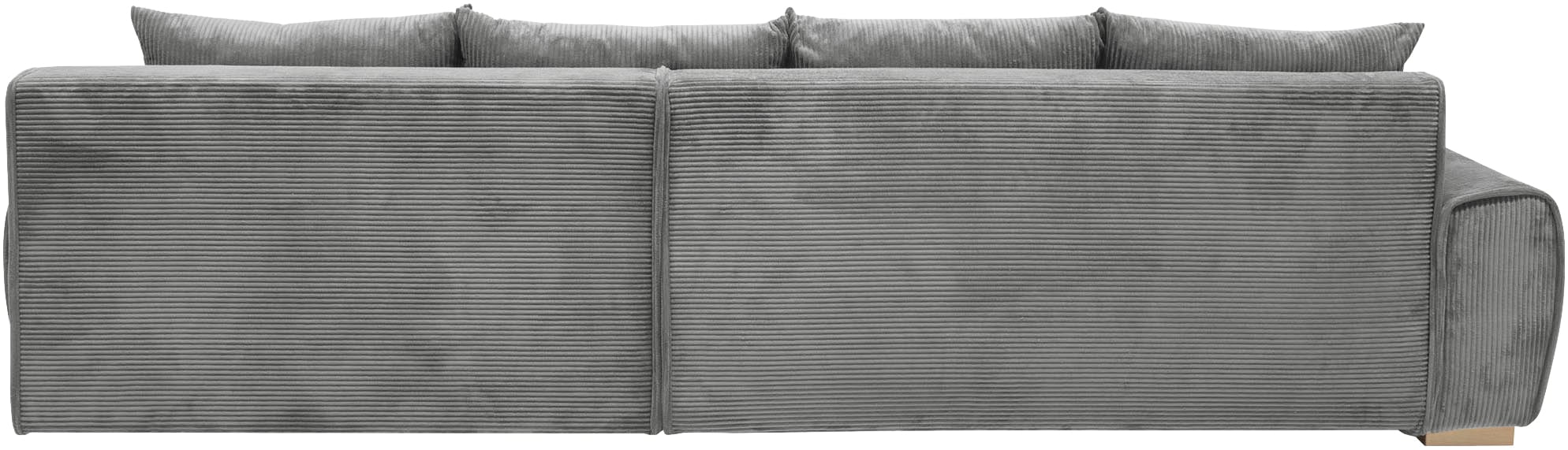 Home affaire Ecksofa »Katja L-Form, B: 325 cm - OTTO. Verlässliche Qualität.« mit Bettfunktion, Bettkasten & 4 Zierkissen