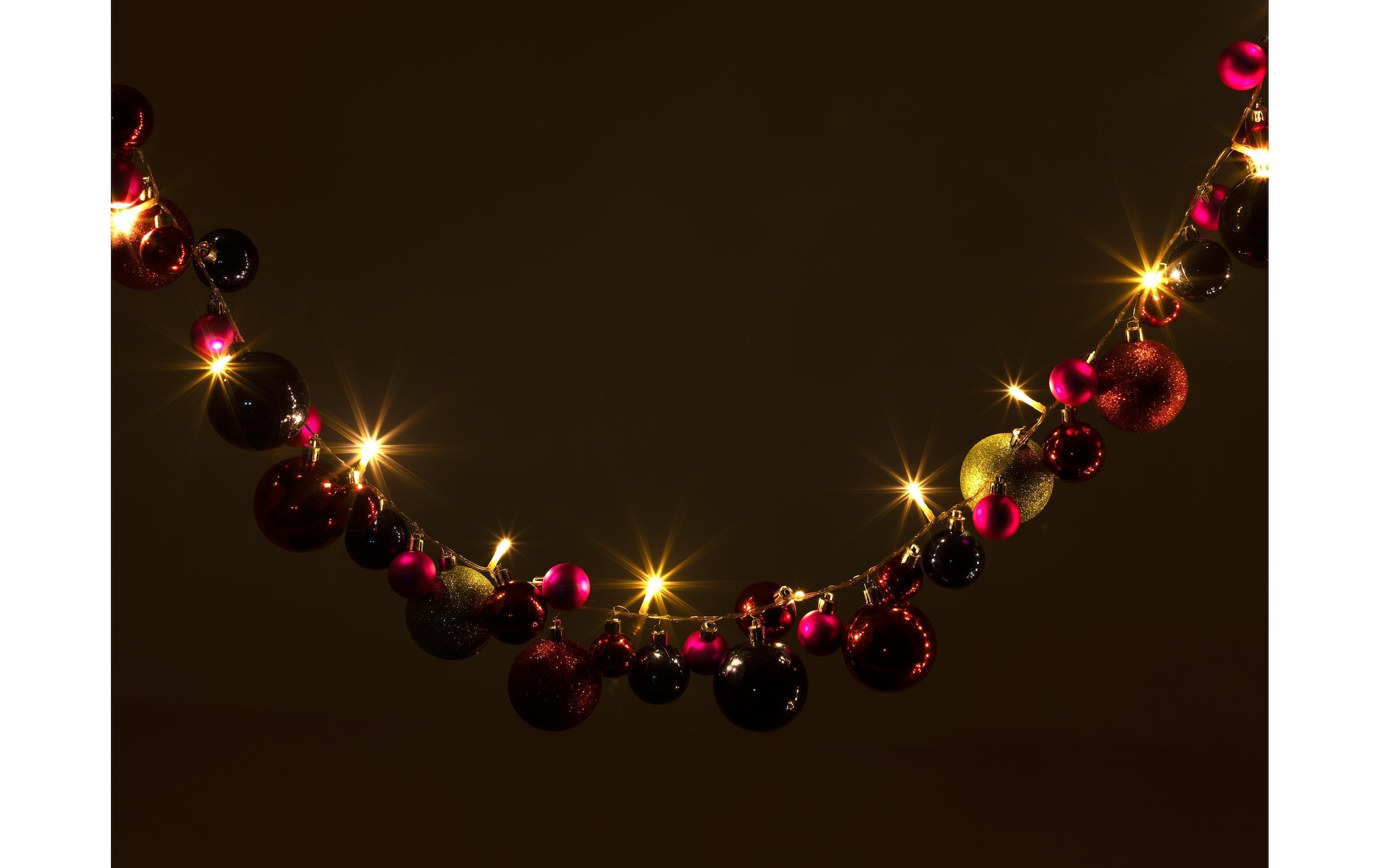Cocon LED-Lichterkette »mit Weihnachtskugeln, 4 m« 40 Stk.-flammig