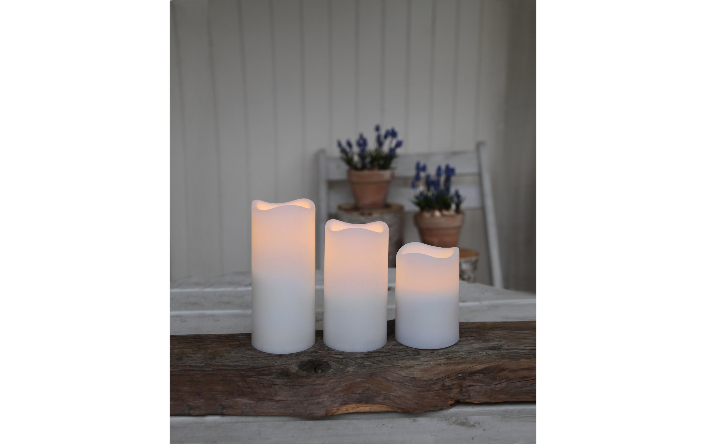 Parforce Traditional Hunting LED-Kerze »Set Pillar Paul 3er Pack«