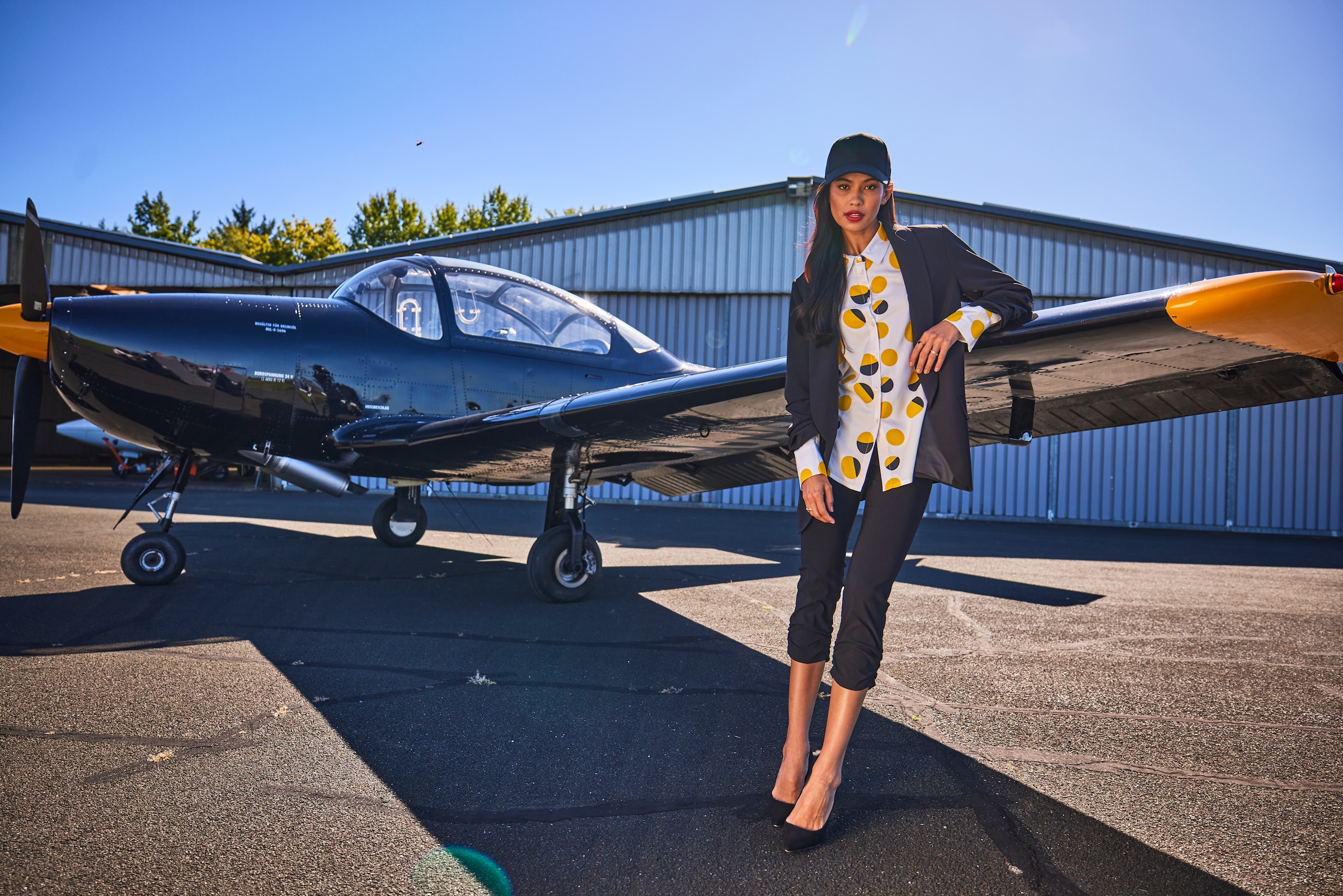 Aniston SELECTED Longblazer mit modischem Reverskragen und gerafften Ärmeln