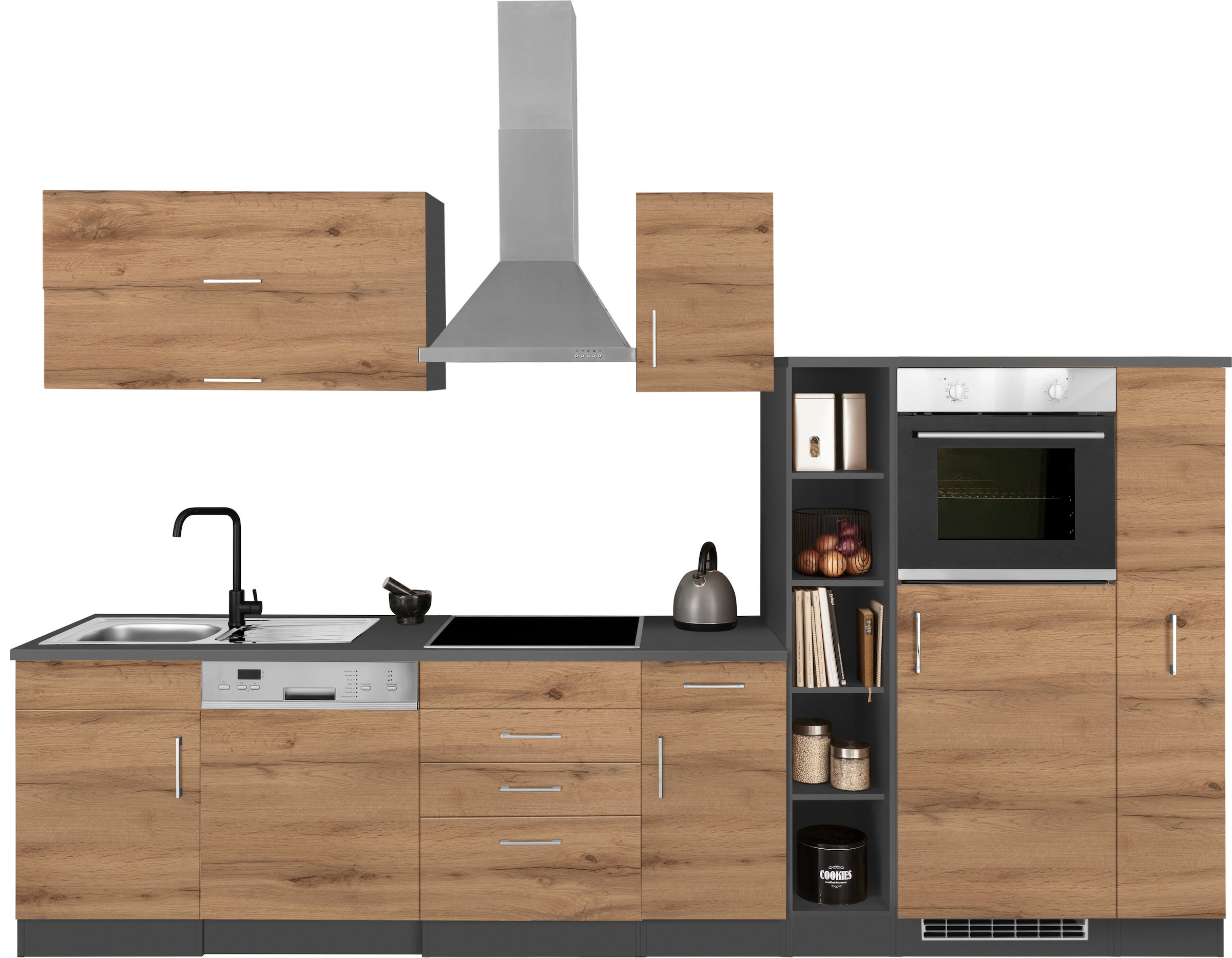 Image of KOCHSTATION "KS-Colmar" ohne E-Geräte, Breite 330 cm