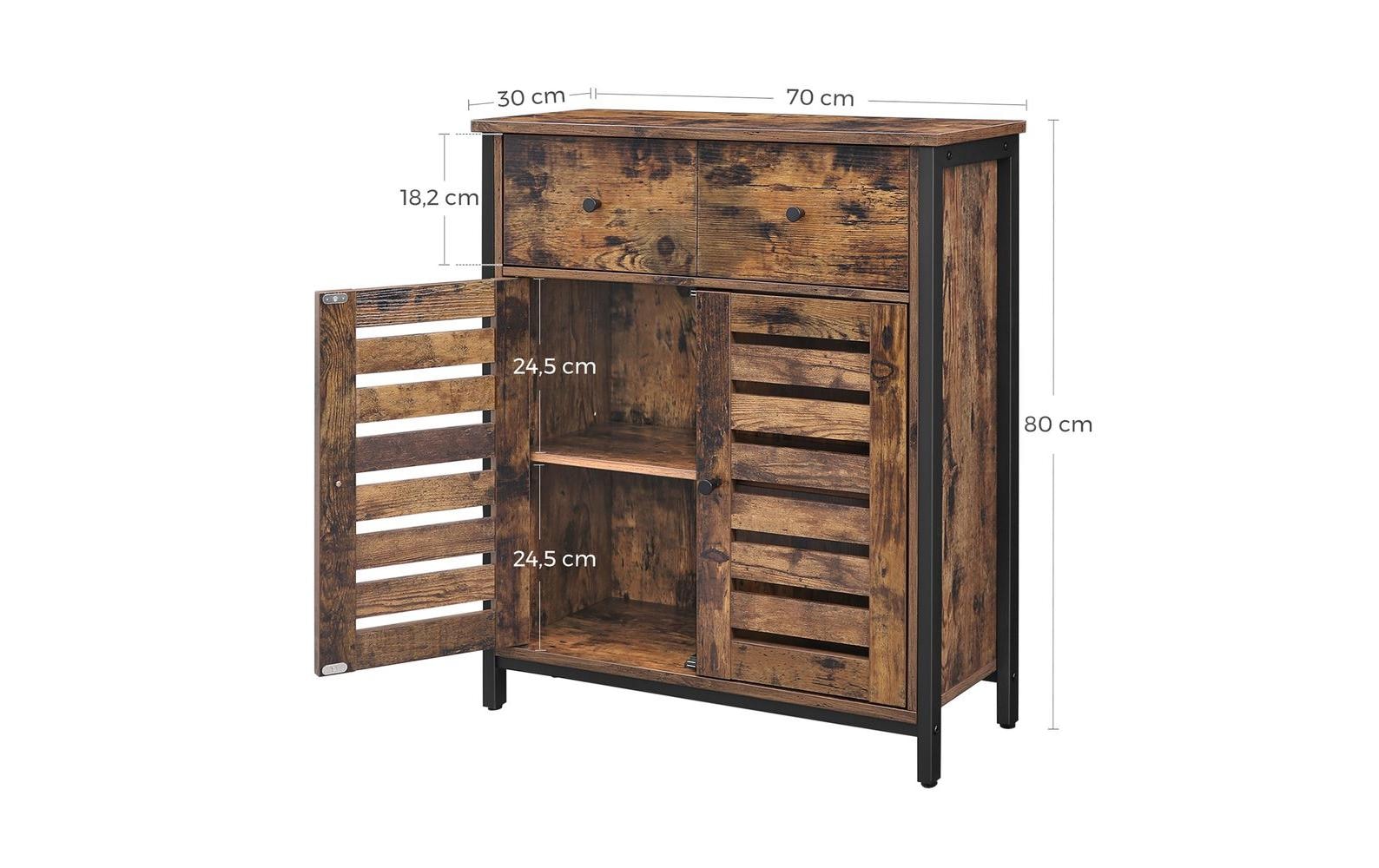 VASAGLE Kommode »80 x 68.6 cm Braun«
