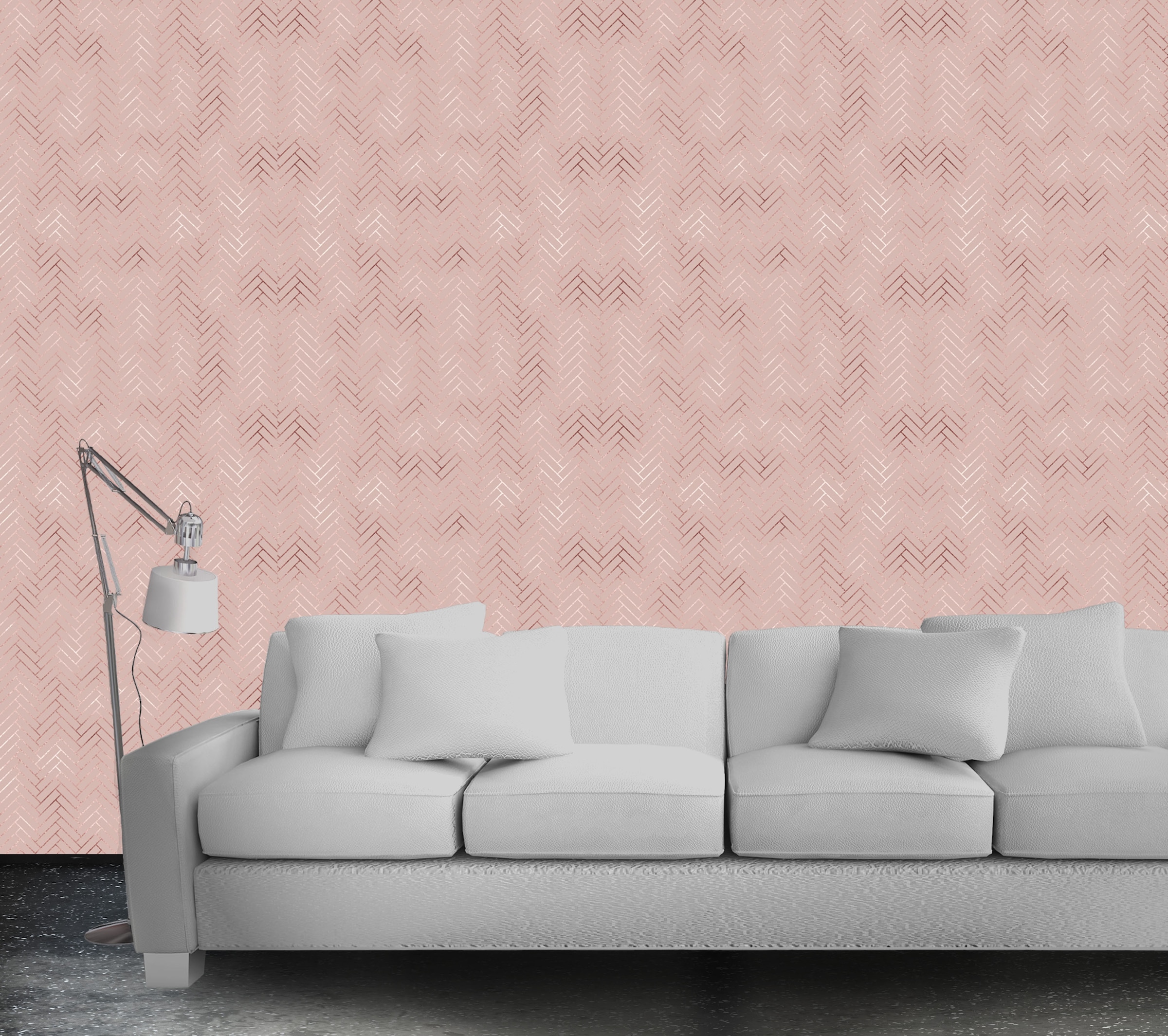 queence Vinyltapete »Diraso«, gemustert-Farbverlauf-bedruckt-abstrakt, 90x250cm, selbstklebend, kinderleichte Anbringung, Sticker