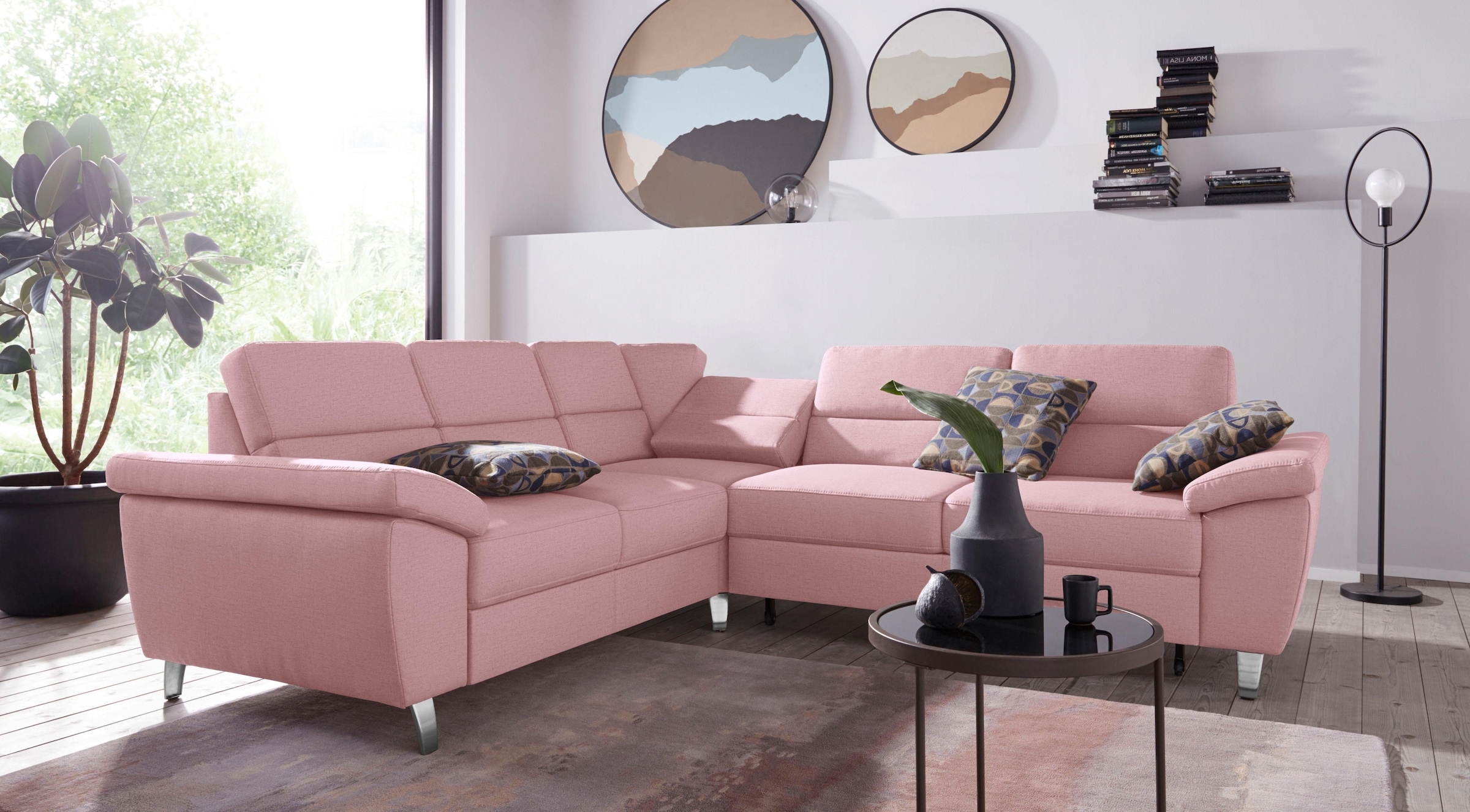 sit&more Ecksofa »Sorano L-Form«, wahlweise mit Bett- und Relaxfunktion, inkl. Bettkasten