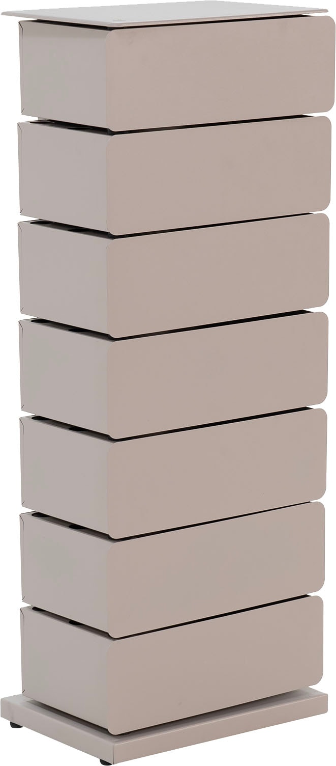 Spinder Design Commode »JOEY 7« Armoire à chaussures en acier et armoire de rangement en 1