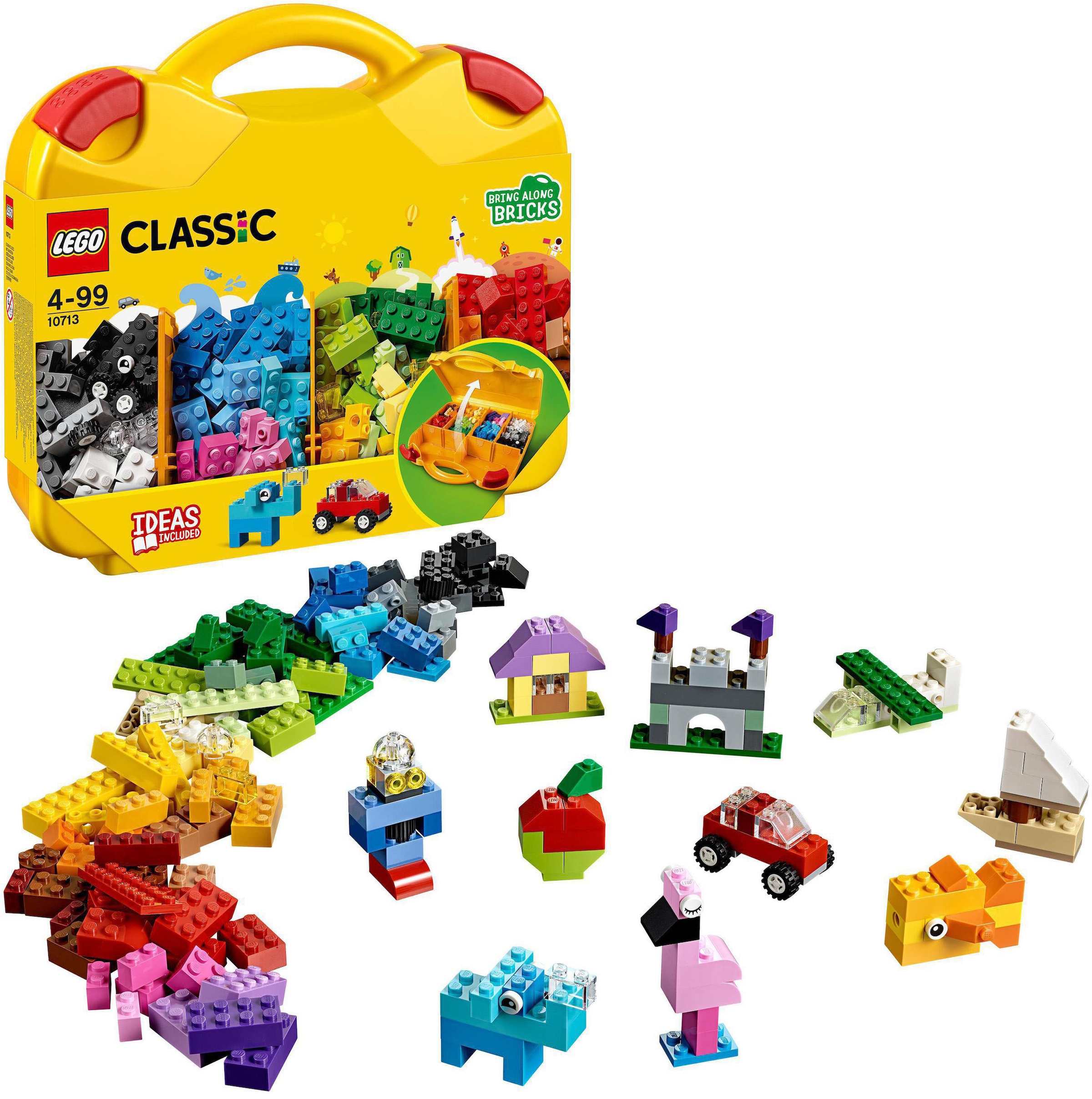 LEGO® Konstruktionsspielsteine »Starterkoffer - Farben sortieren (10713), LEGO® Classic«, (213 St.), Made in Europe