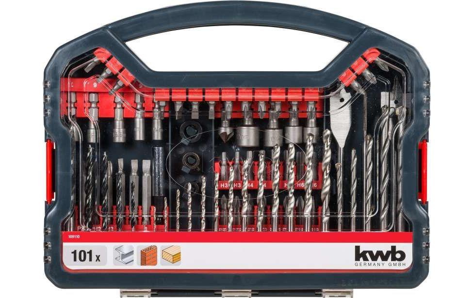 Image of kwb Bohrer- und Bit-Set 101 Stk. tlg.