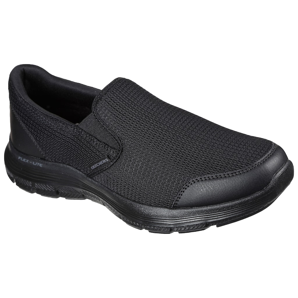Skechers Slip-On Sneaker »FLEX ADVANTAGE 4.0«, Slipper, Schhlupfschuh, Komfortschuh mit Air Cooled Memory Foam