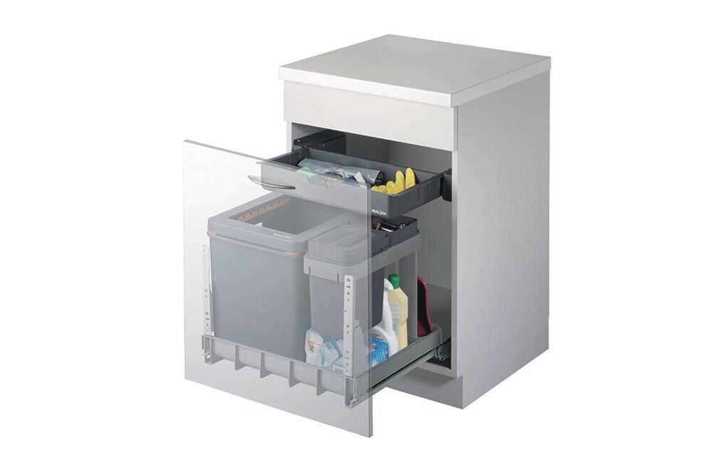 Image of Mülleimer "Müllex BOXX 55/60-R Bio" 3 Behälter