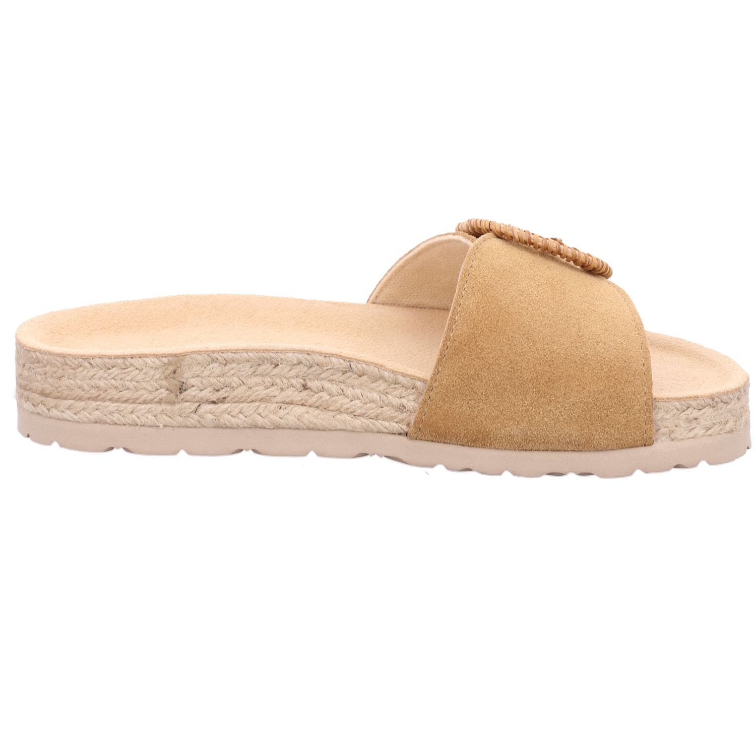 Rohde Pantolette »MATERA«  chaussure d'été, chaussure de plage, chaussure de vacances avec plateforme en paille