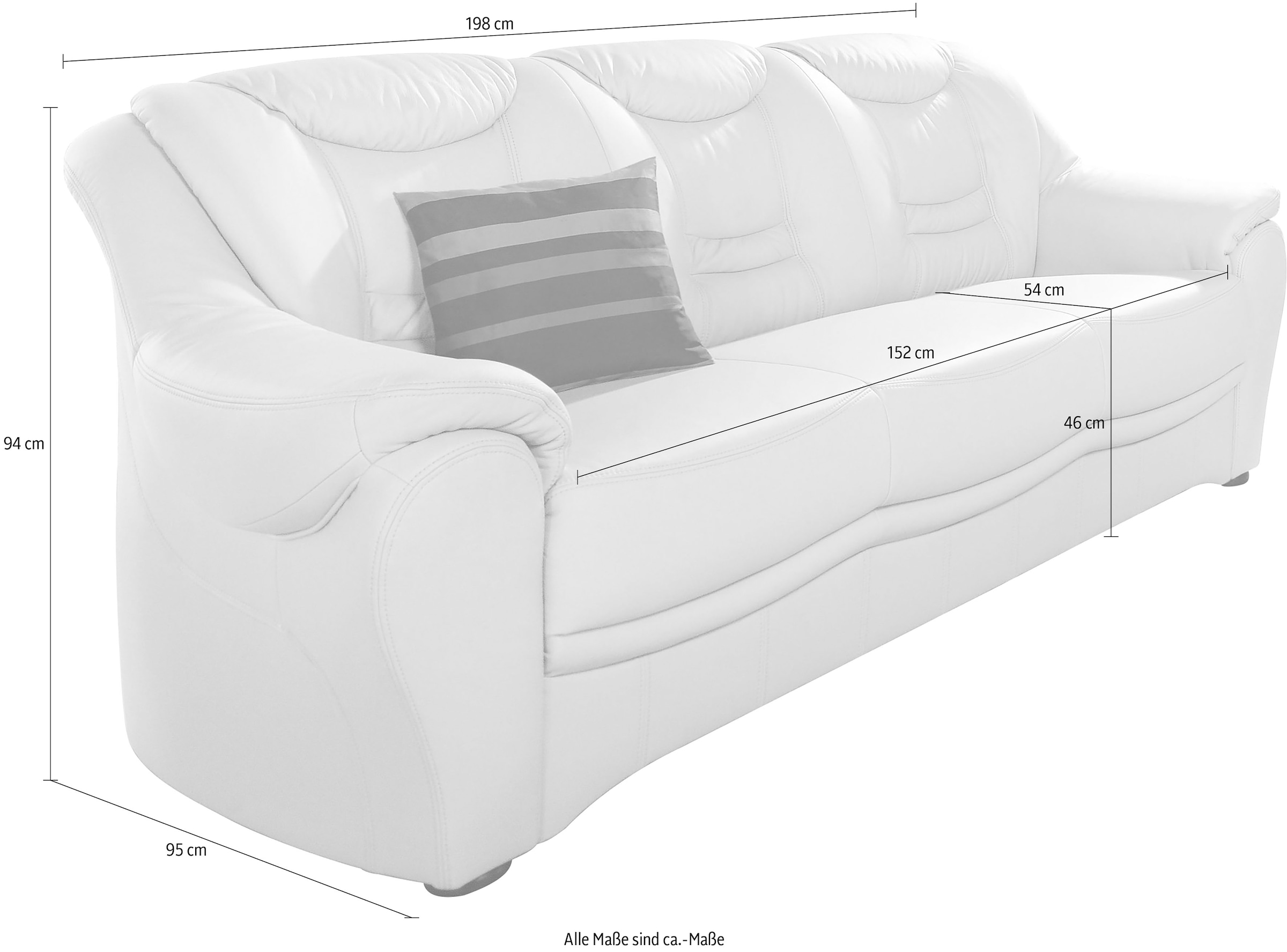 sit&more 3-places »Bansin« inklusive Federkern