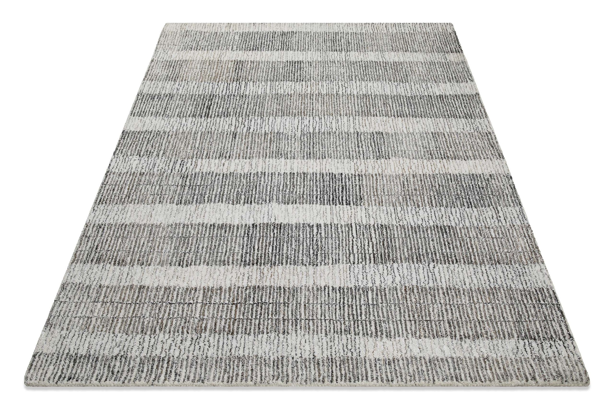 Wecon home Teppich »Hamptons FORTY«, rechteckig, 11 mm Höhe, Läufer, Fasermix, Kurzflor, Wohnzimmer, Schlafzimmer, Streifen Muster