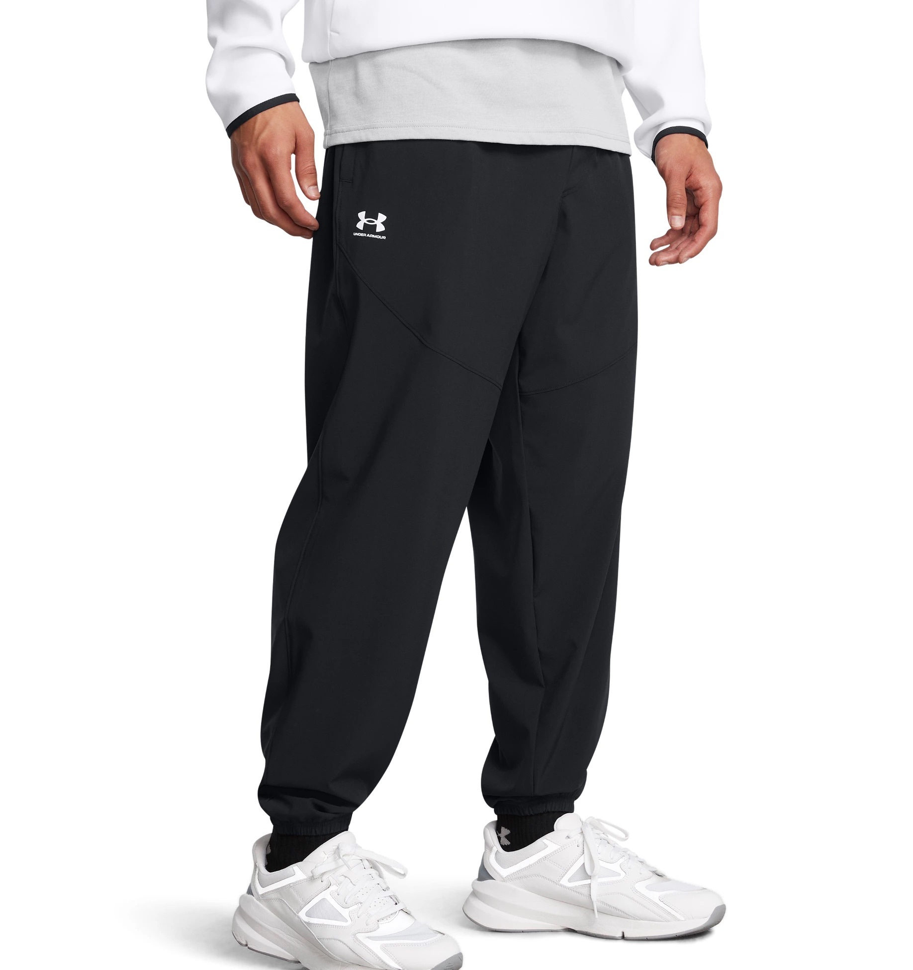 Image of Under Armour Trainingshose "UA VIBE WOVEN JOGGER" für vielseitige Aktivitäten, mit Elasthan-Anteil, leichtes Material